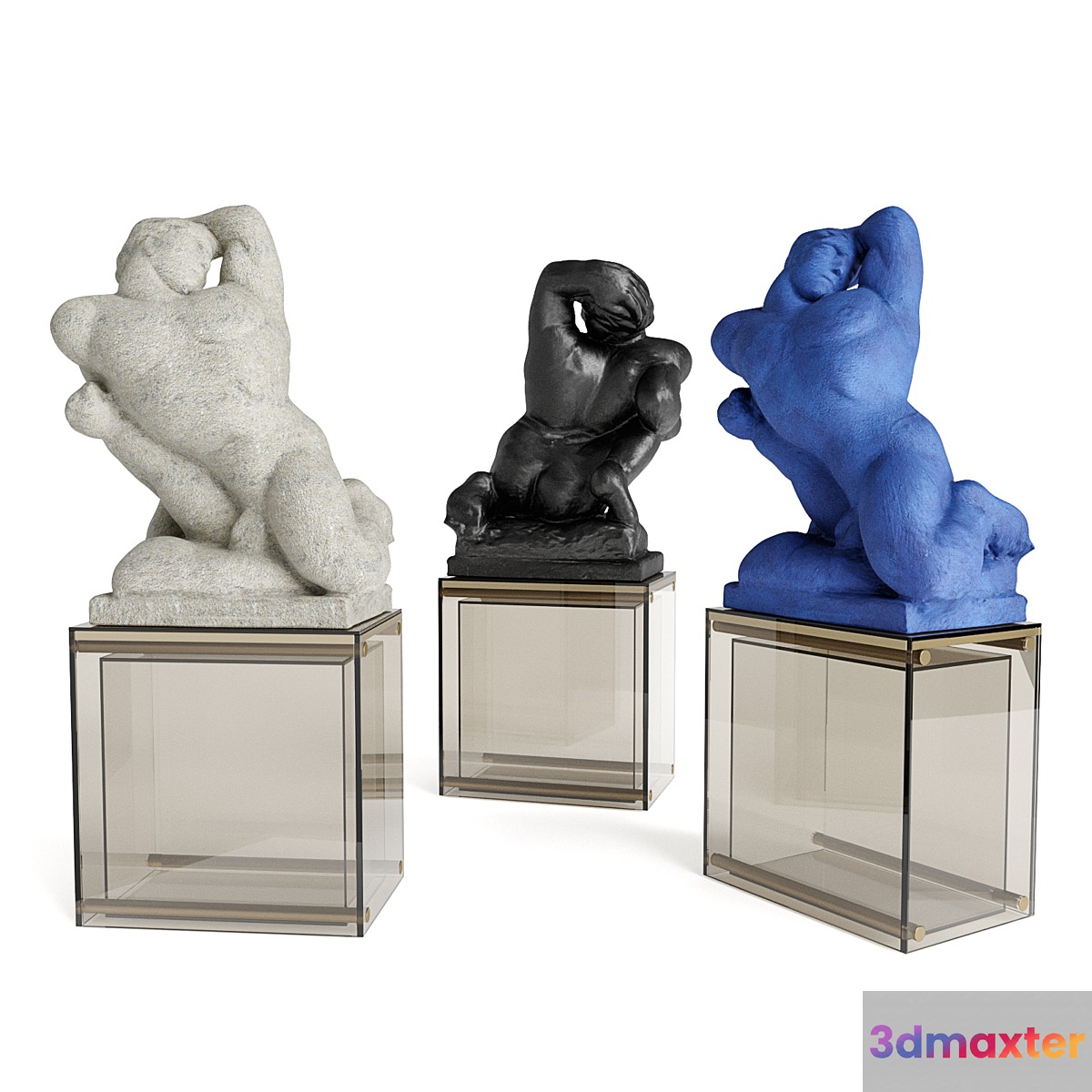Sitting Hercules sculpture