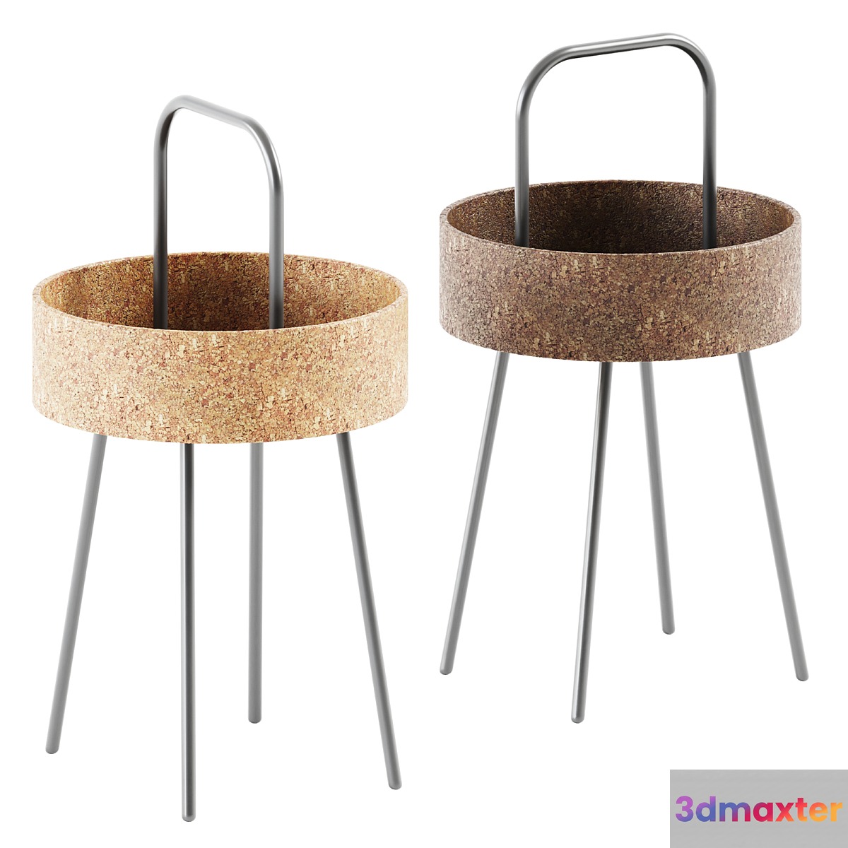Masha Cork Side Table Halmar