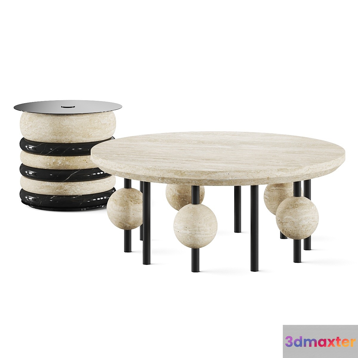 Hommes Harveycanne and Kosmos Coffee Tables