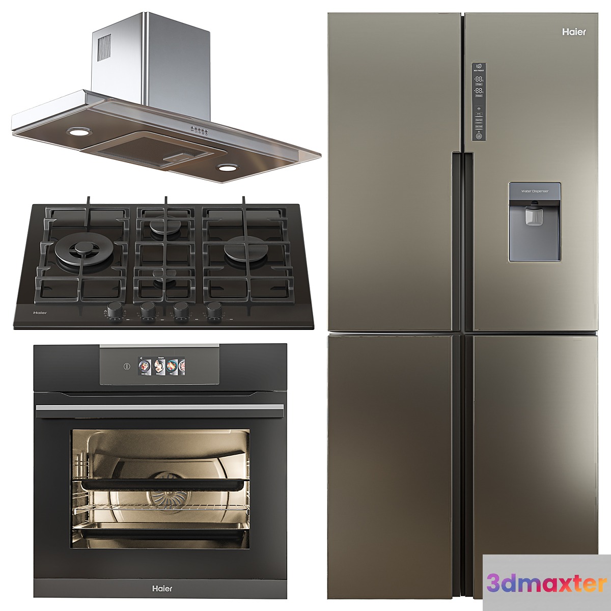 Haier Appliances Set3 3D Max