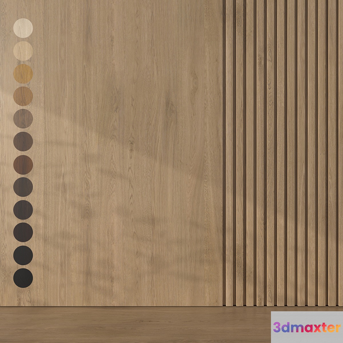 Oak texture 052 3D Max
