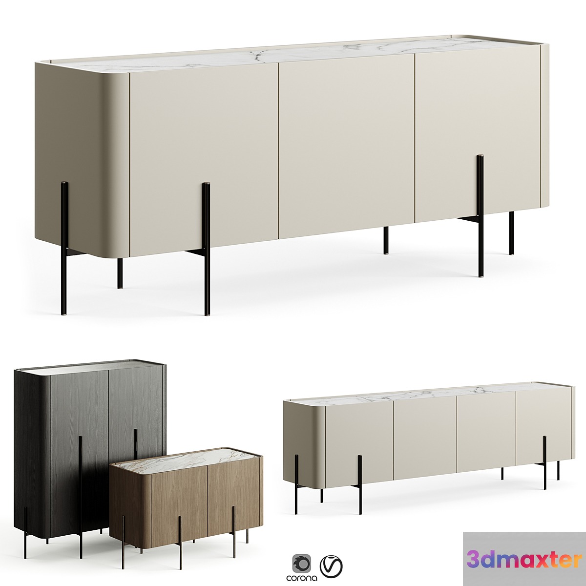 Liu Jo Caillou Low Cupboard - No.2