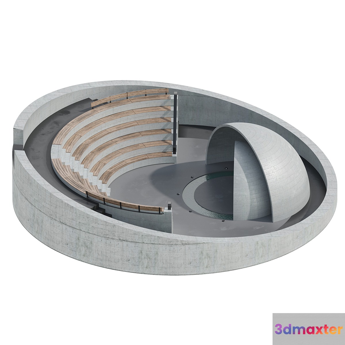 Amphitheater 3D Max