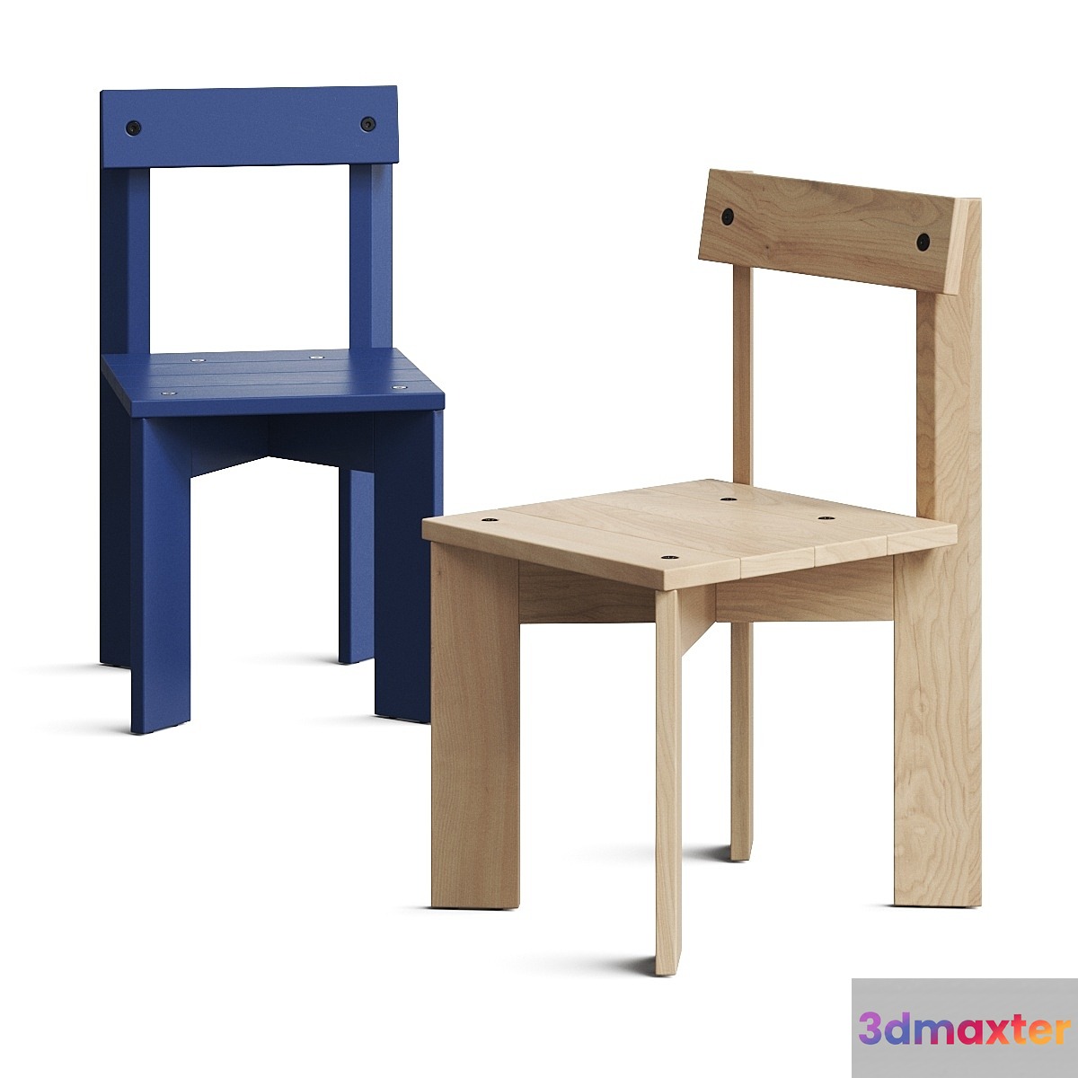 Ferm Living Ark Kids Chair 3D Max