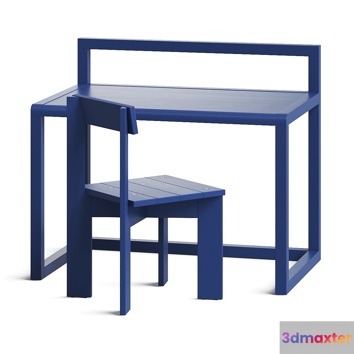 Ferm Living Ark Kids Chair & Little Architect Desk 3D Max