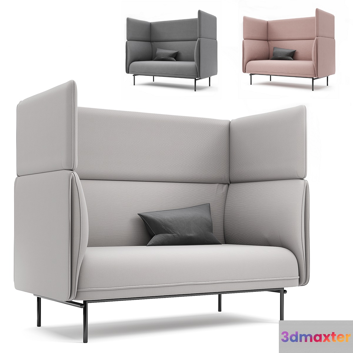 Sofa Leonidas 3D Max