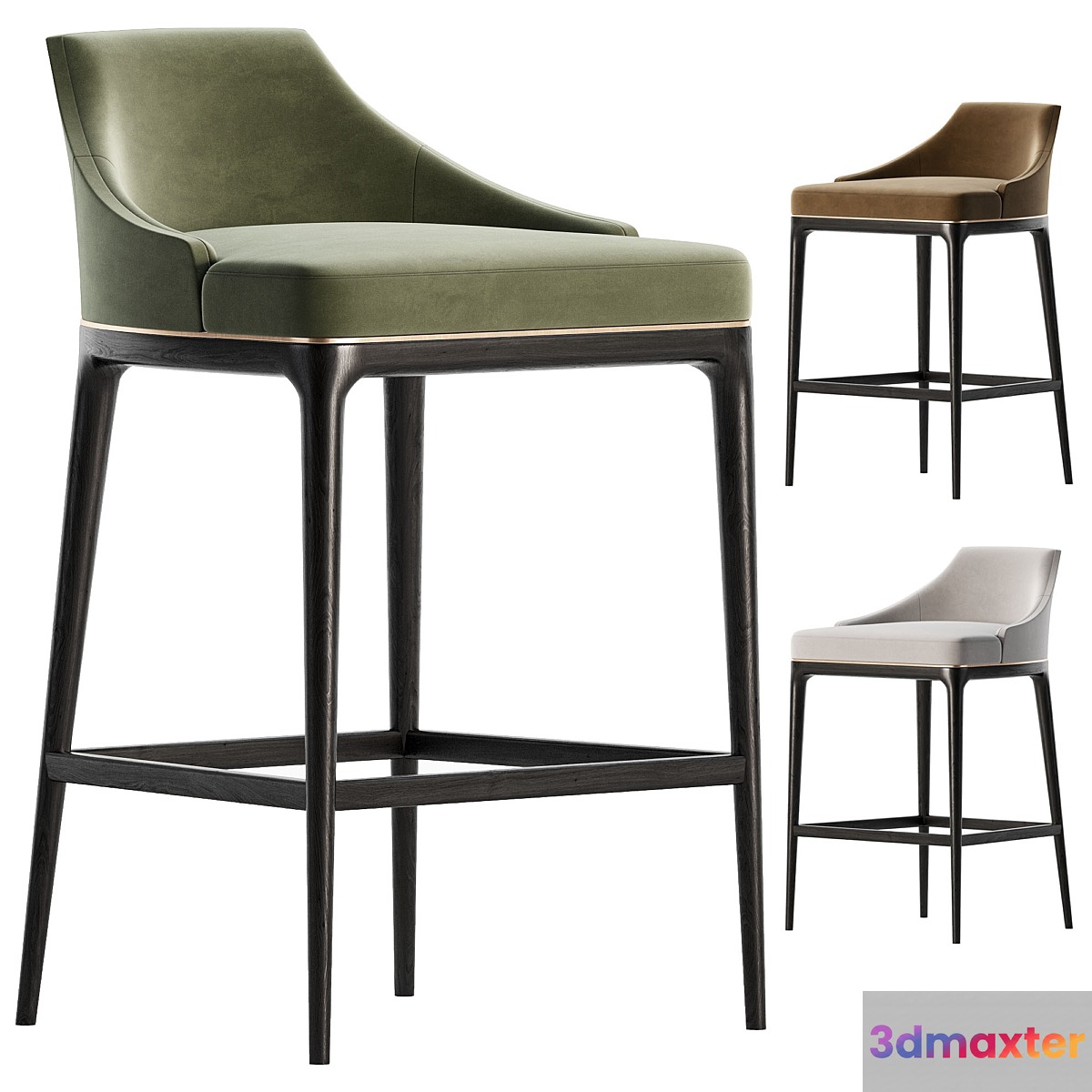 Mindel Bar stool by ASTER 3D Max