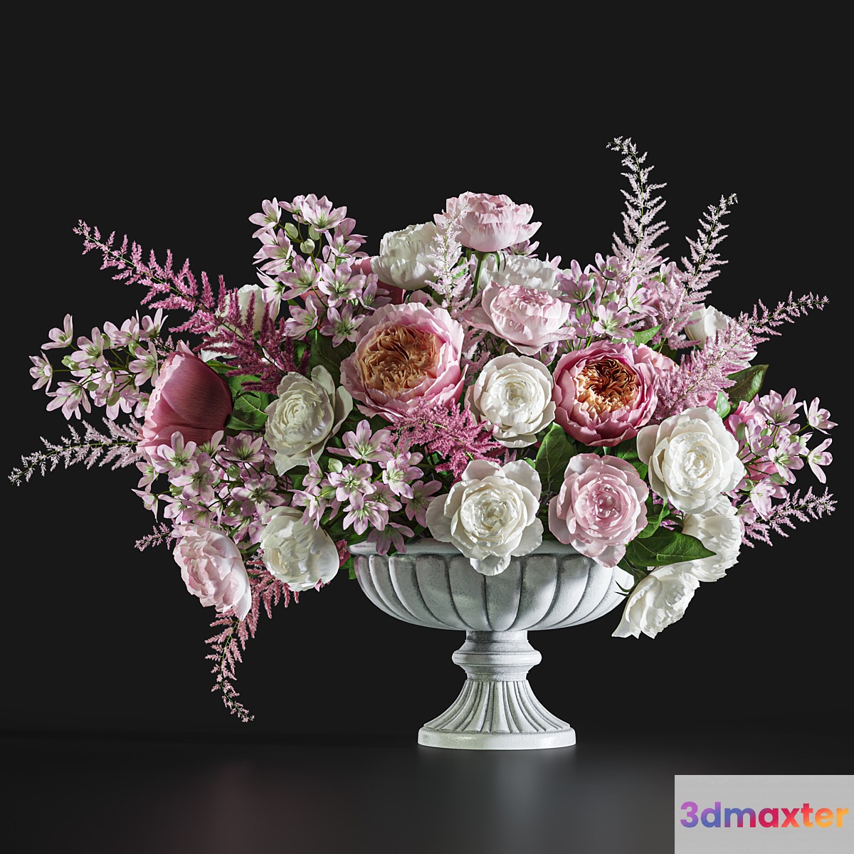Flower Set 045 Centerpiece bouquet 3D Max