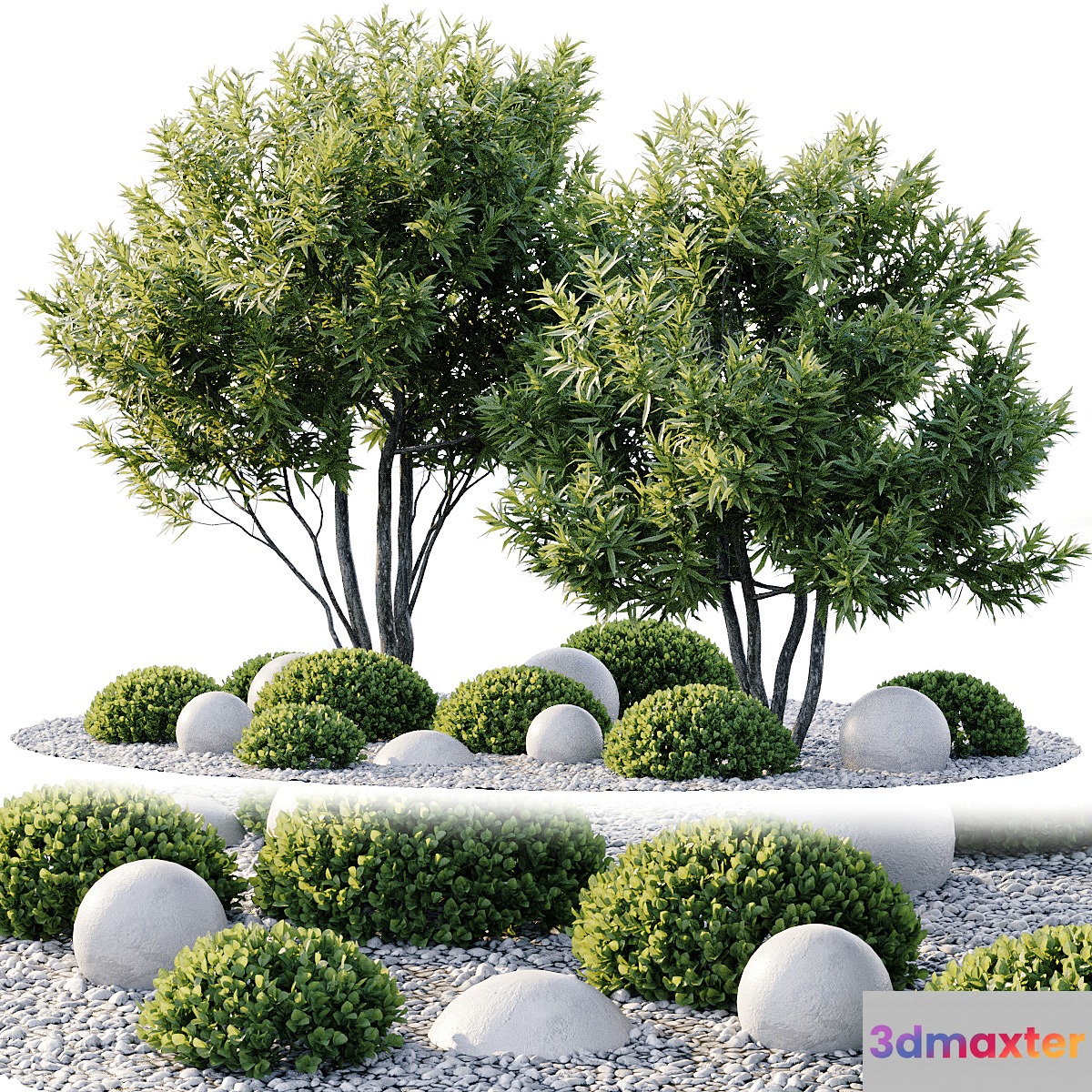 Alpine hill 5 3D Max