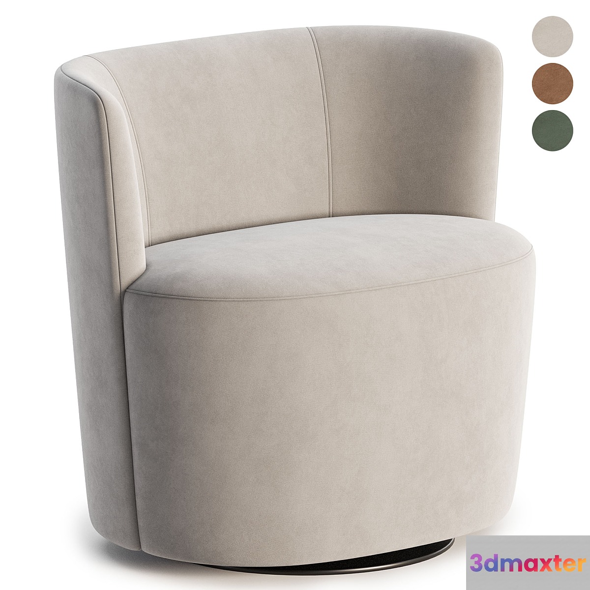 EMILY Easy chair By Verzelloni 3D Max