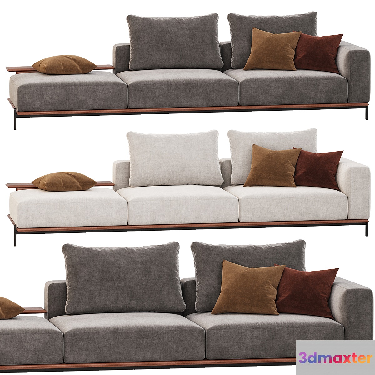 Poliform Brera sofa set 03