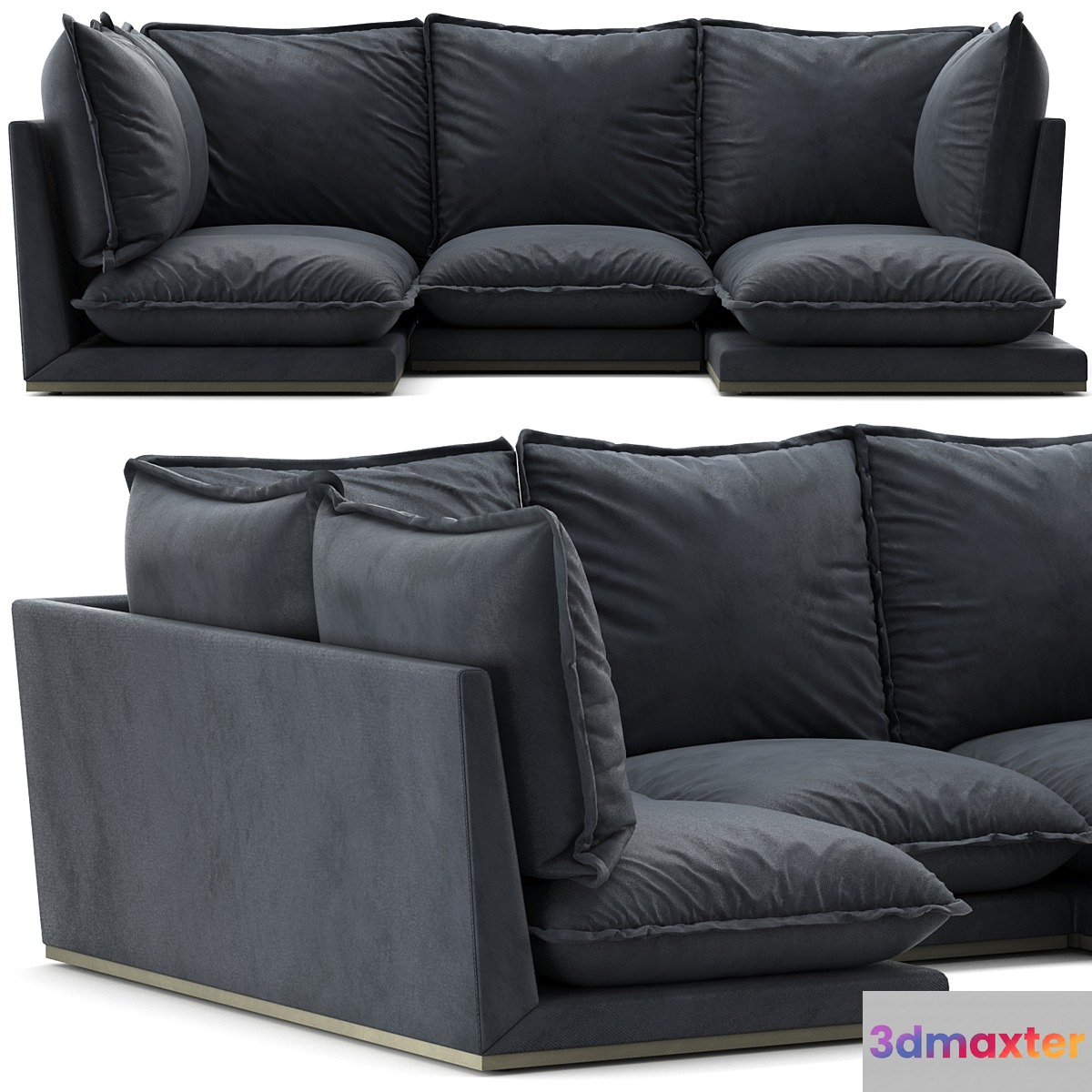 IdealBeds cosa velvet 3D Max