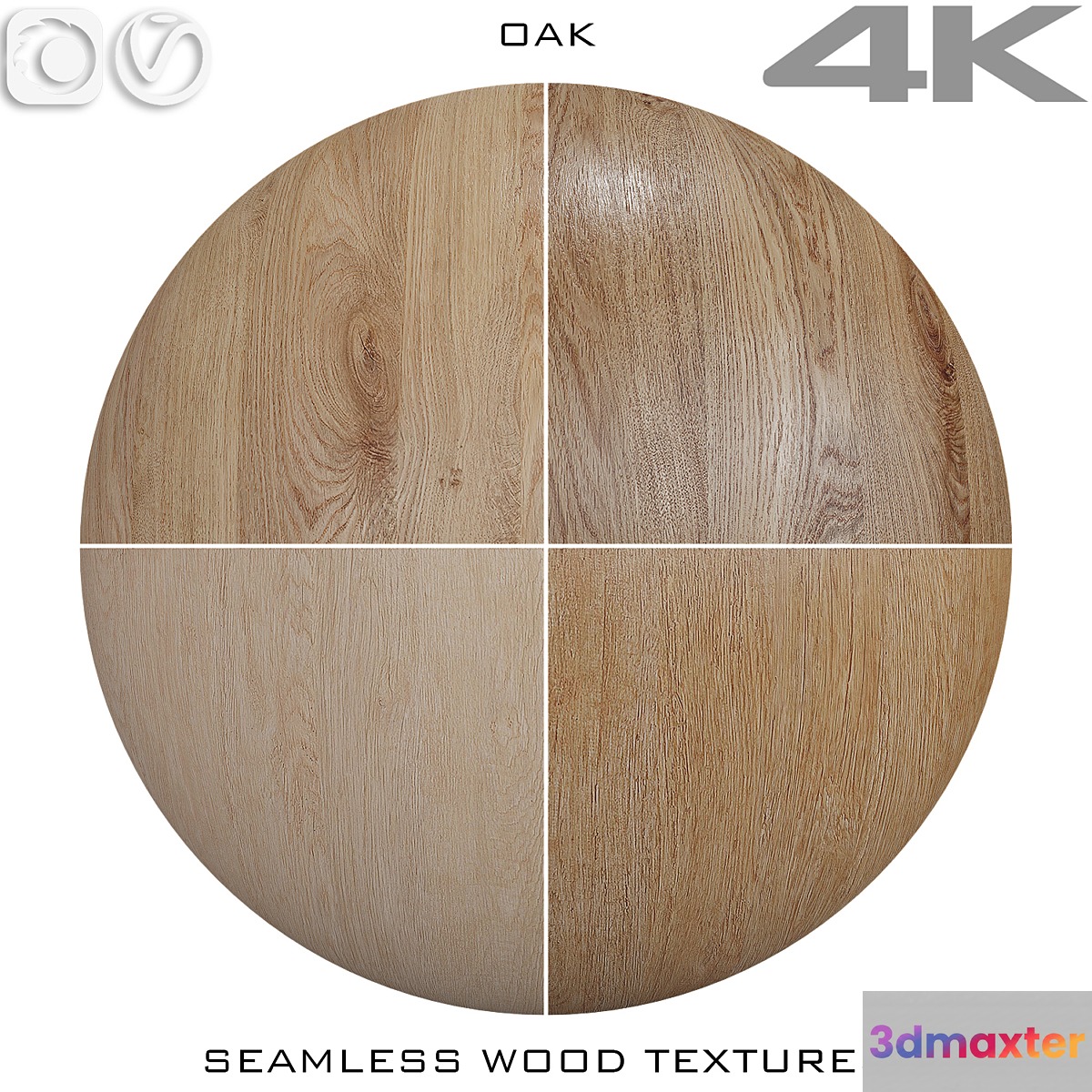 Seamless wood texture - Oak №4