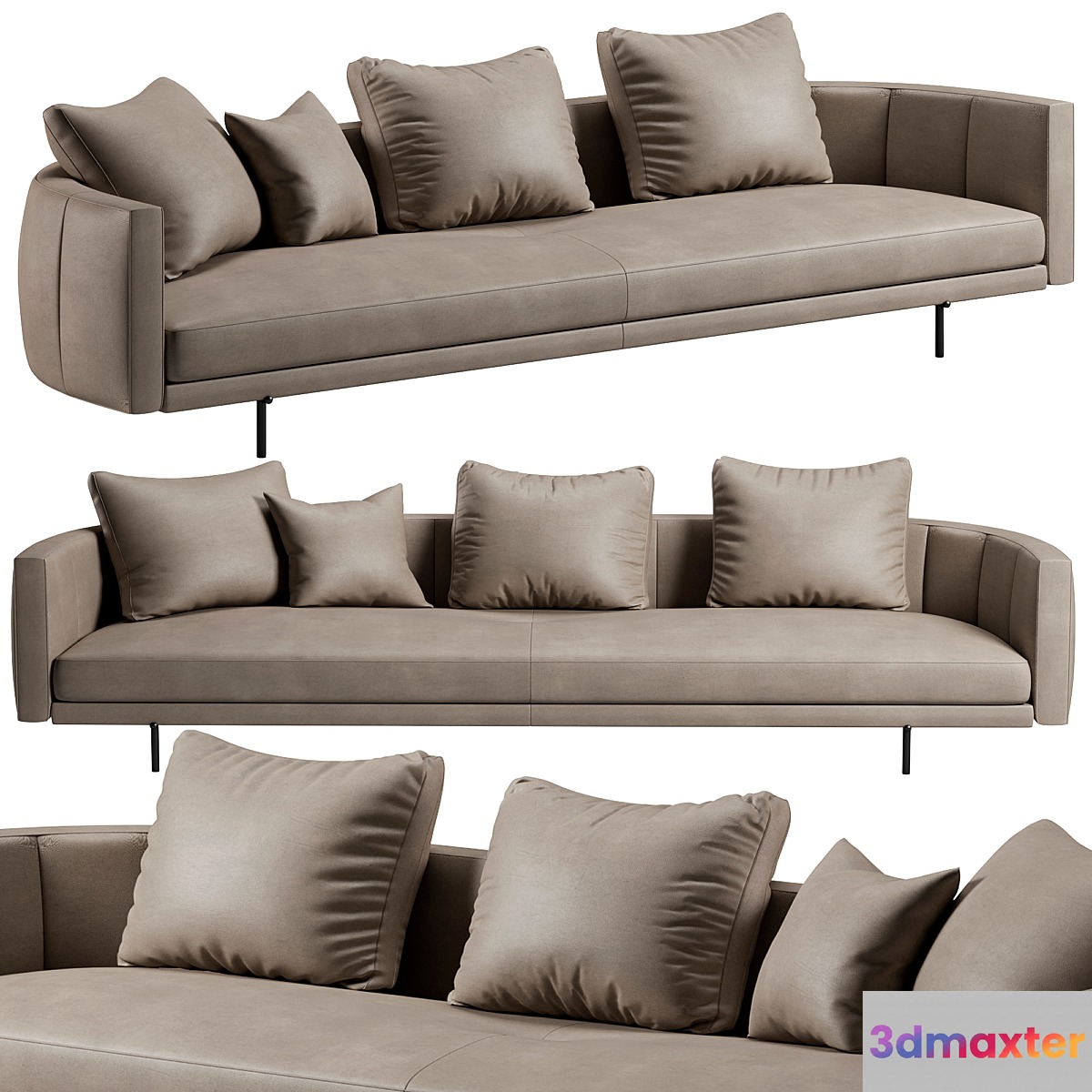 Minotti Torii by Minotti 3D Max