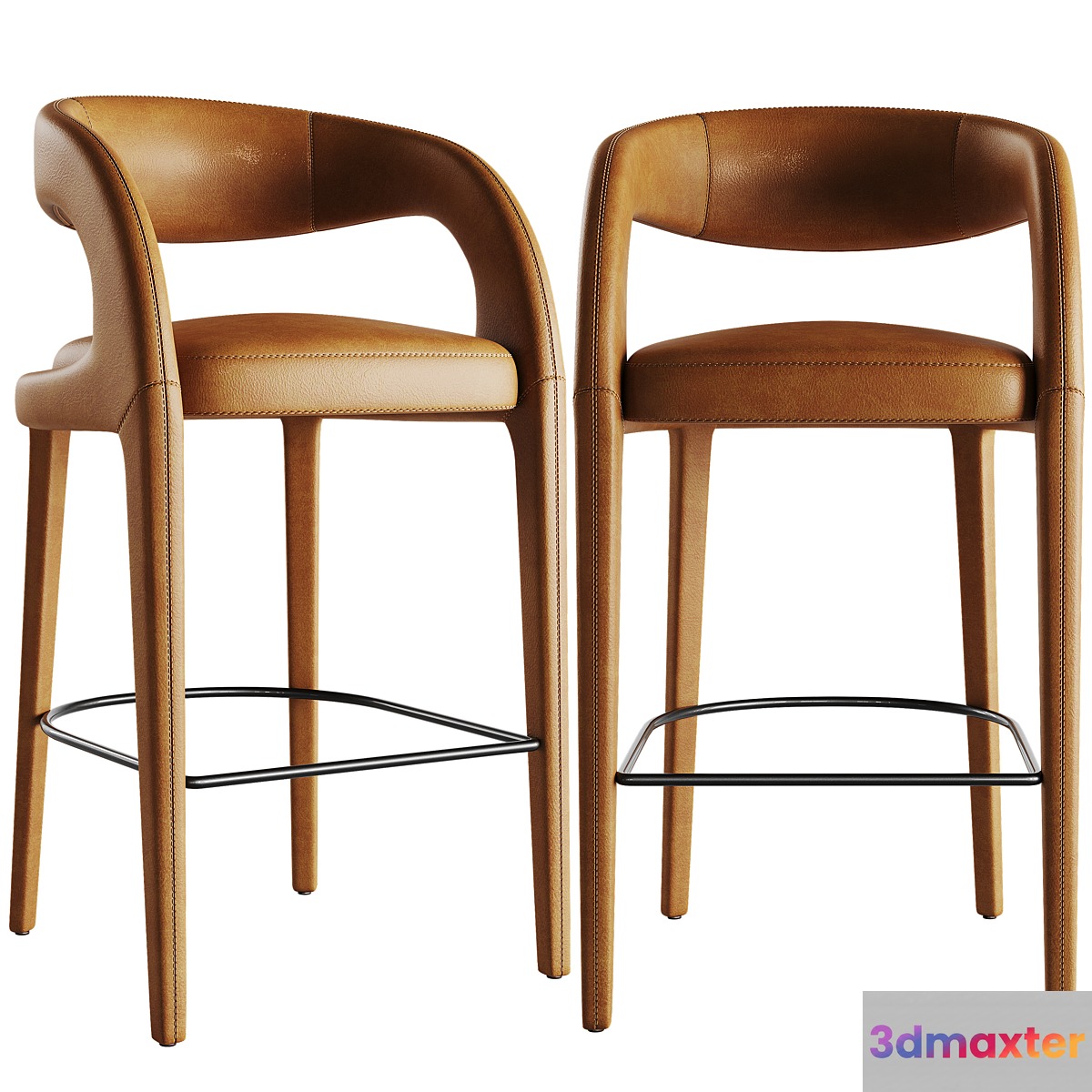 Four Hands Hawkins Bar Stool - No.2