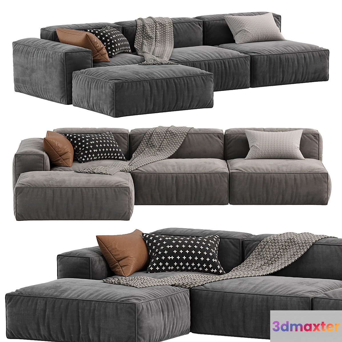 Sofa Ebi Happy Grafit Loft sofa 1 - No.2