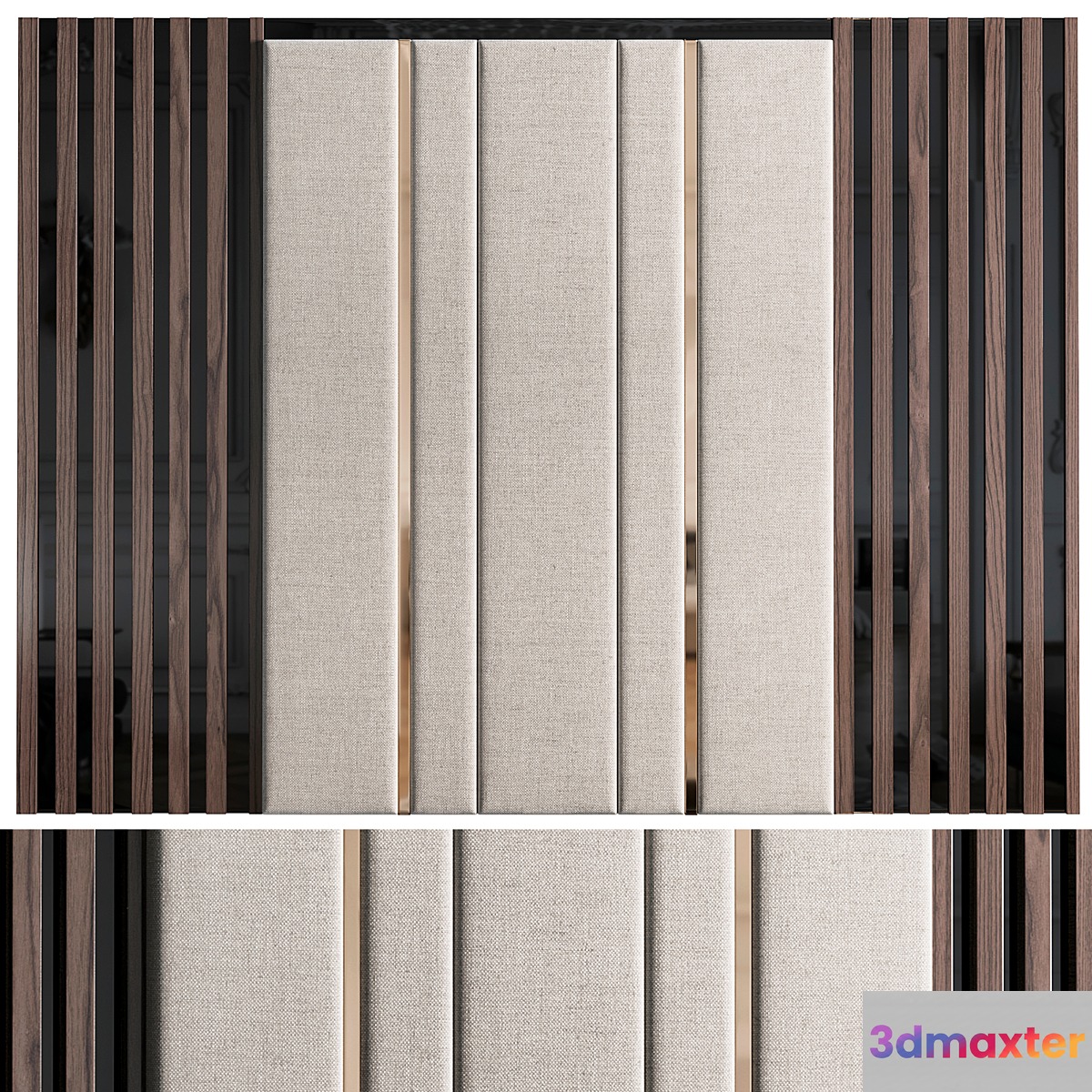 Decorative wall panel №7 3D Max