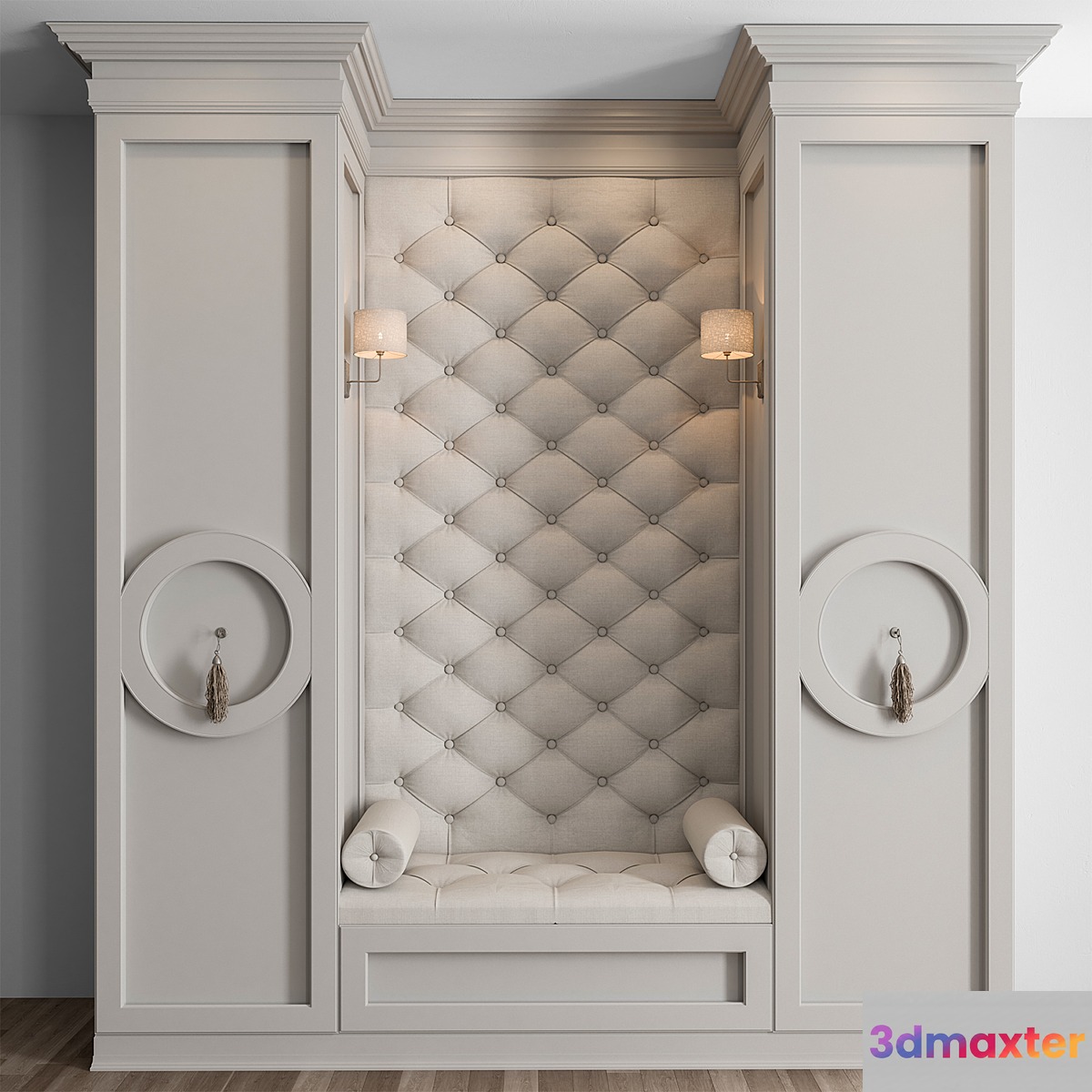 Hallway 66 - Classical Entrance 3D Max