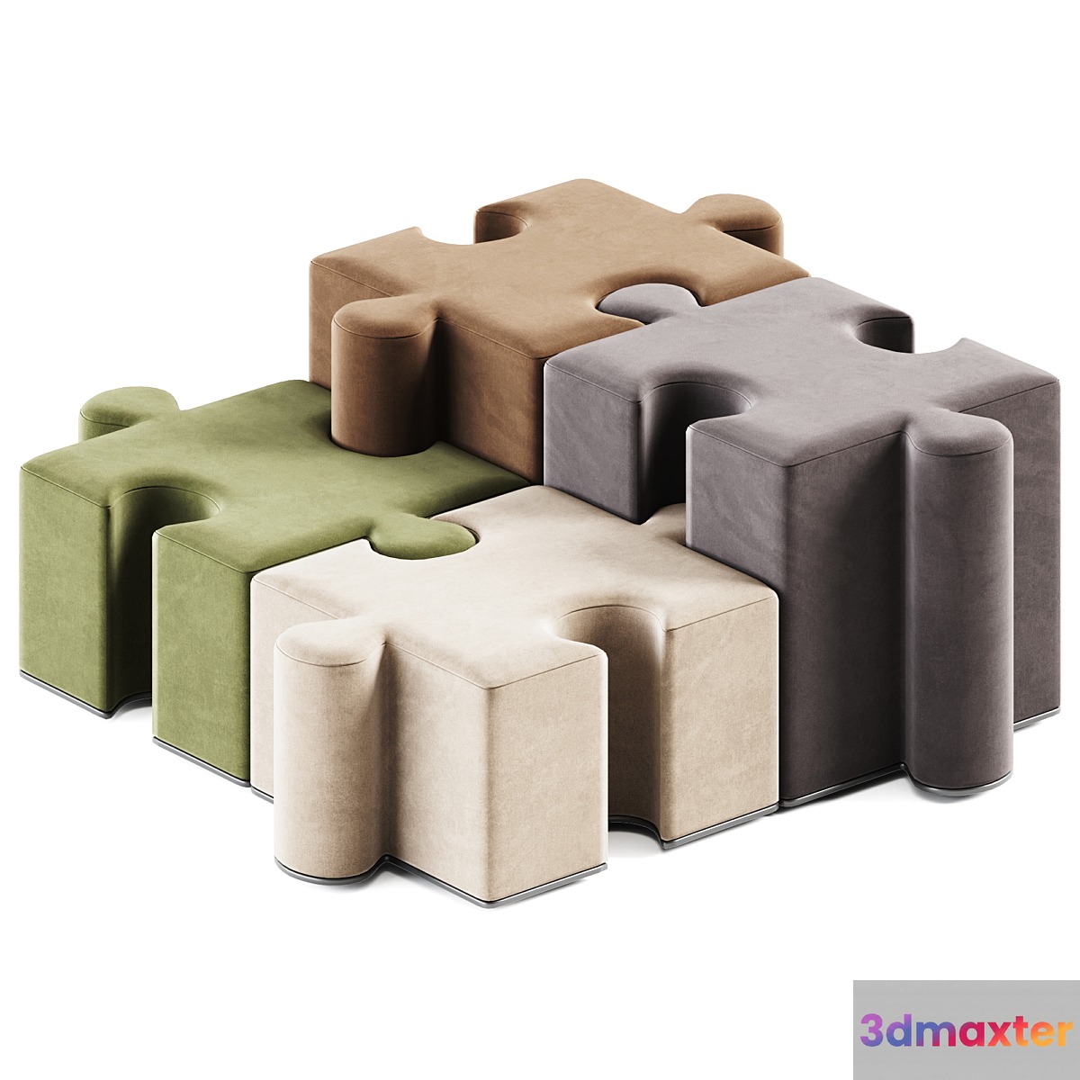 Puzzles Pouf by BuzziPuzzle _ Pouf