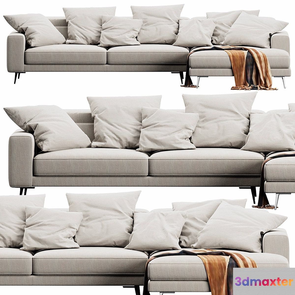 Ditre Italia Anderson Chaise Lounge