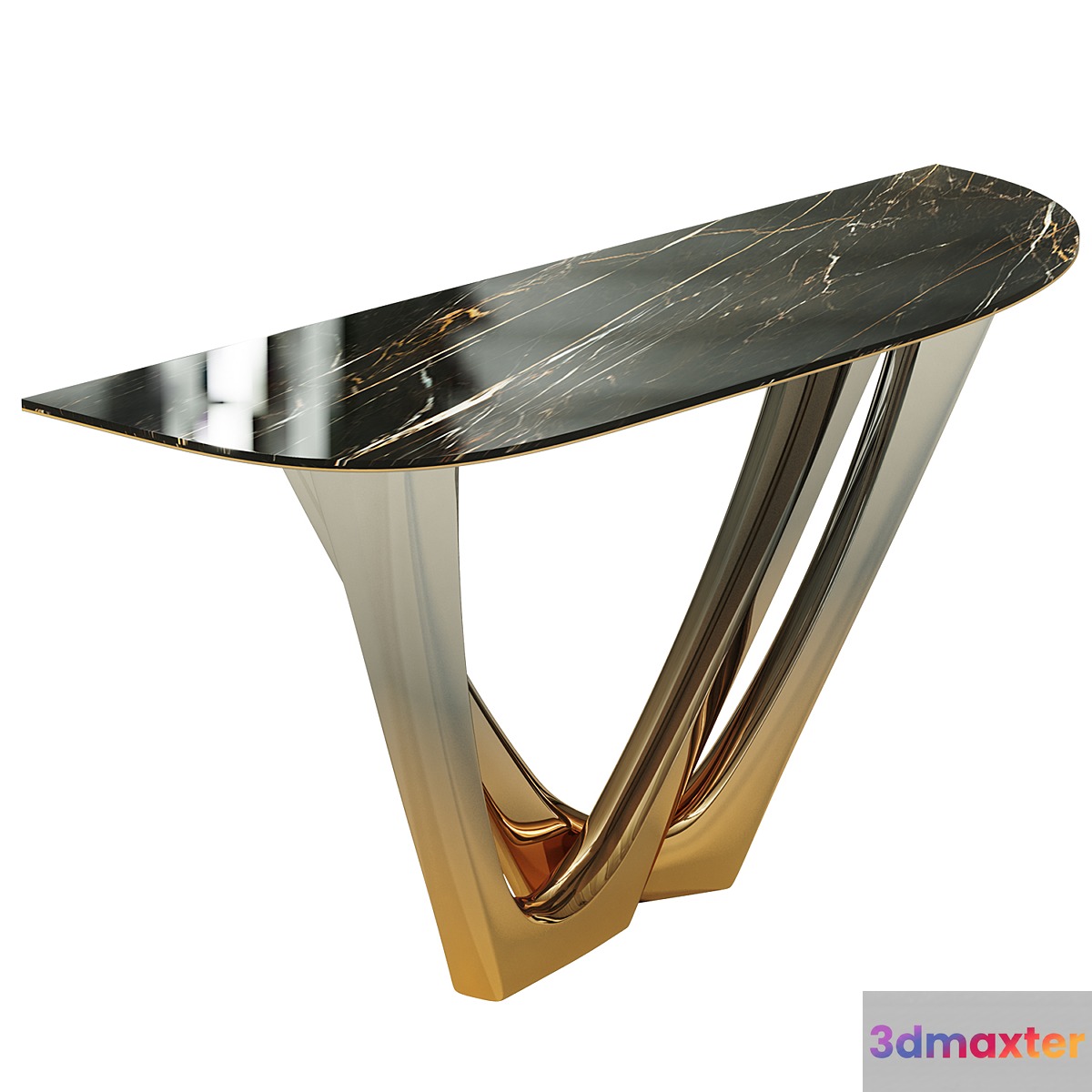 G-Console Heat Steel Base with Leather Top