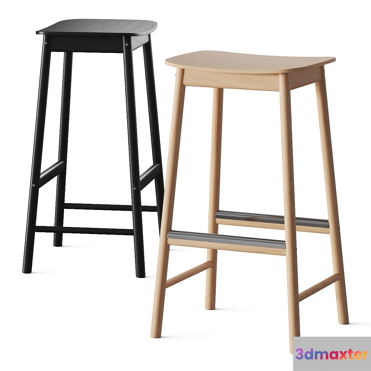 Ikea Ronninge Bar Stool 3D Max