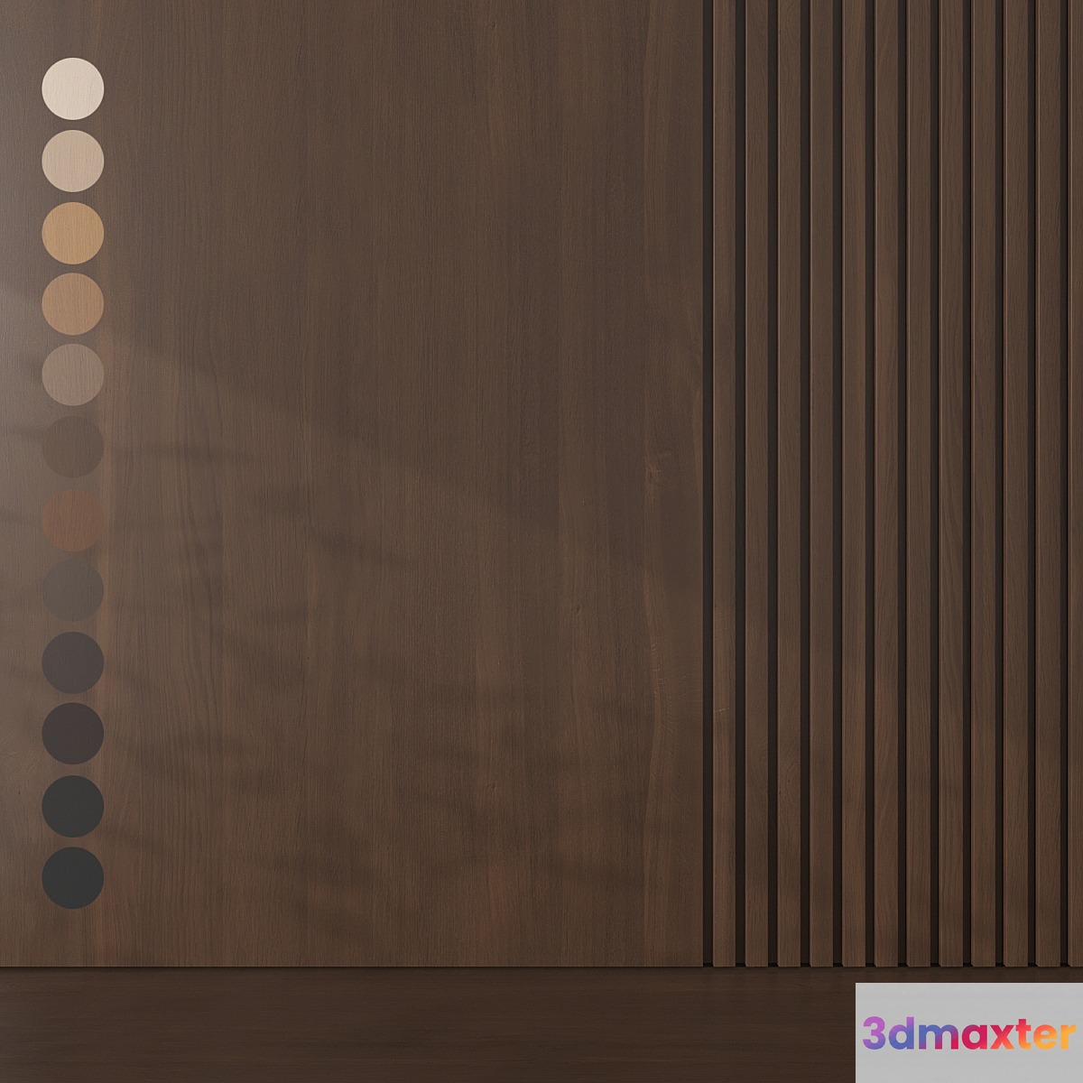 Oak texture 066 3D Max