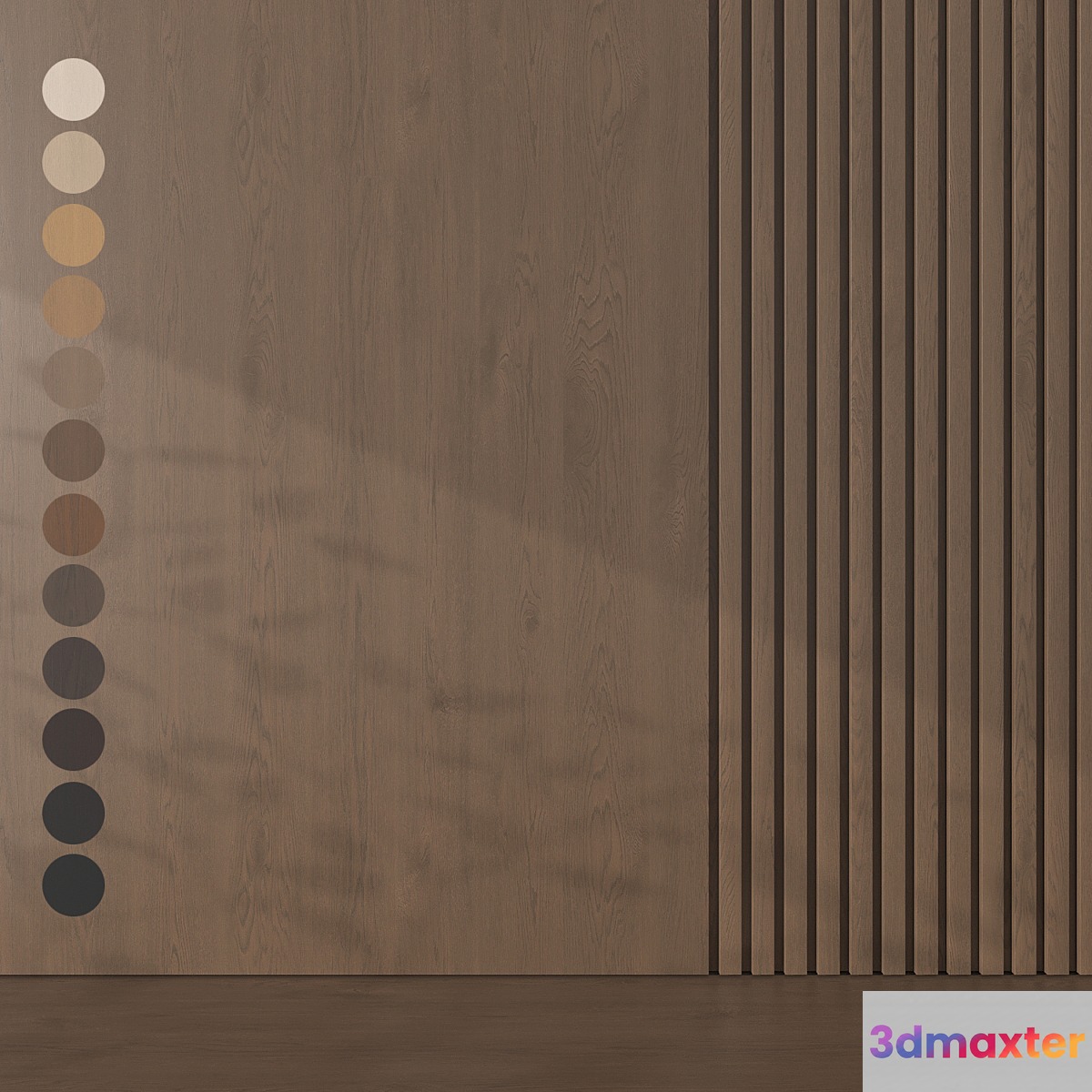 Oak texture 077 3D Max
