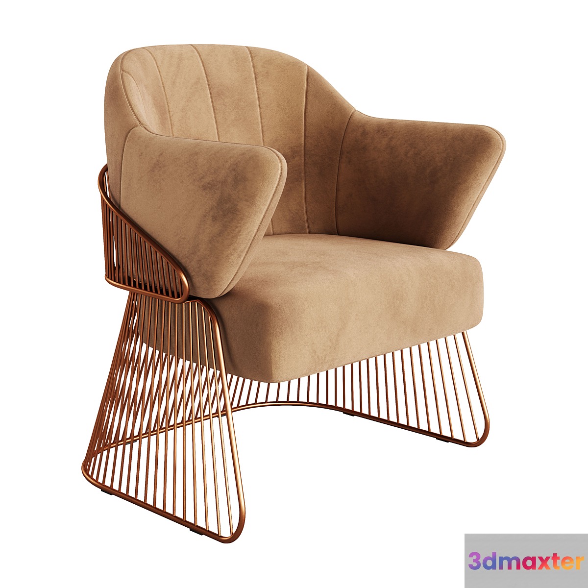Jackie Armchair 01 by Rossato