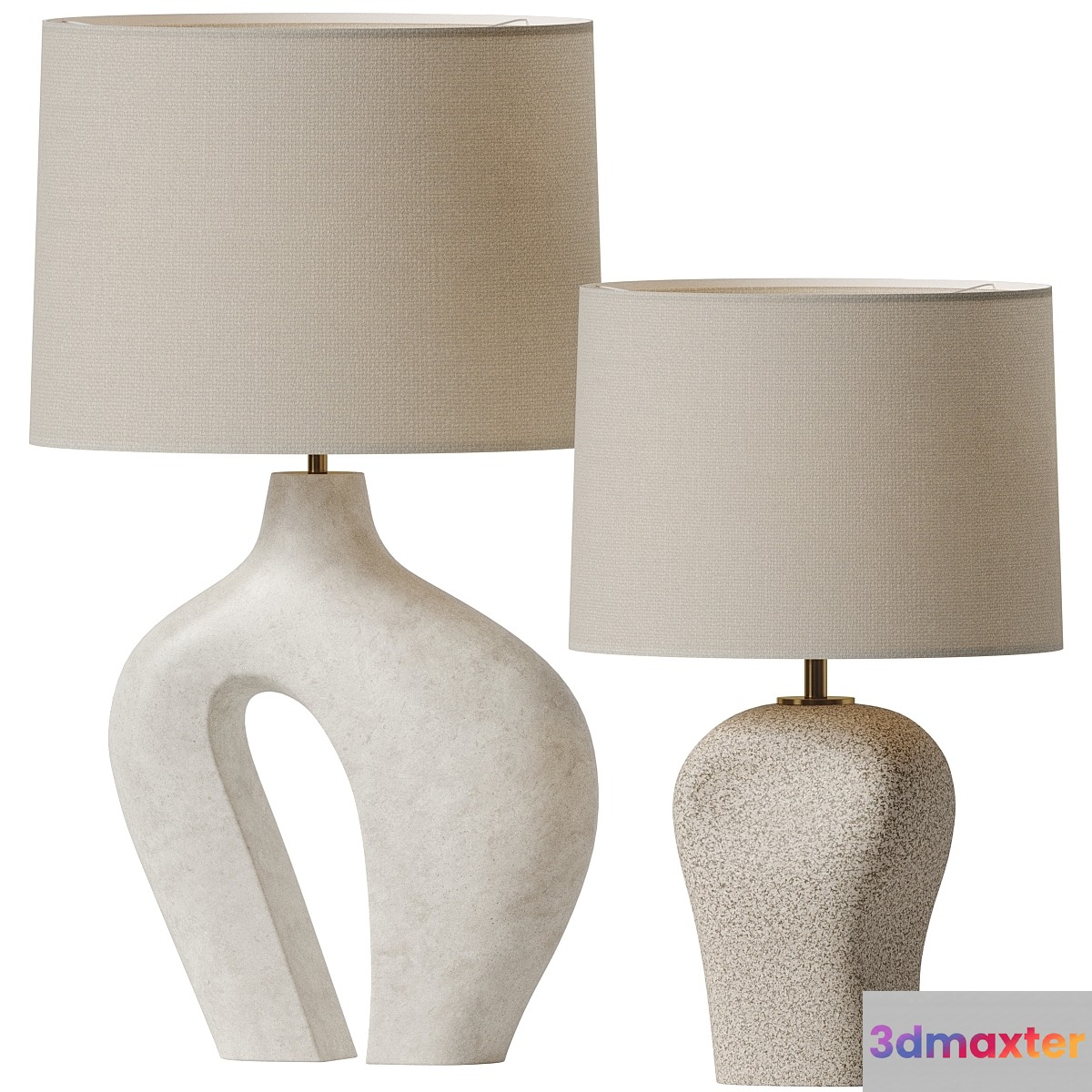 Large Hepworth and Blob Lamp - Kassandra Thatcher - No.2