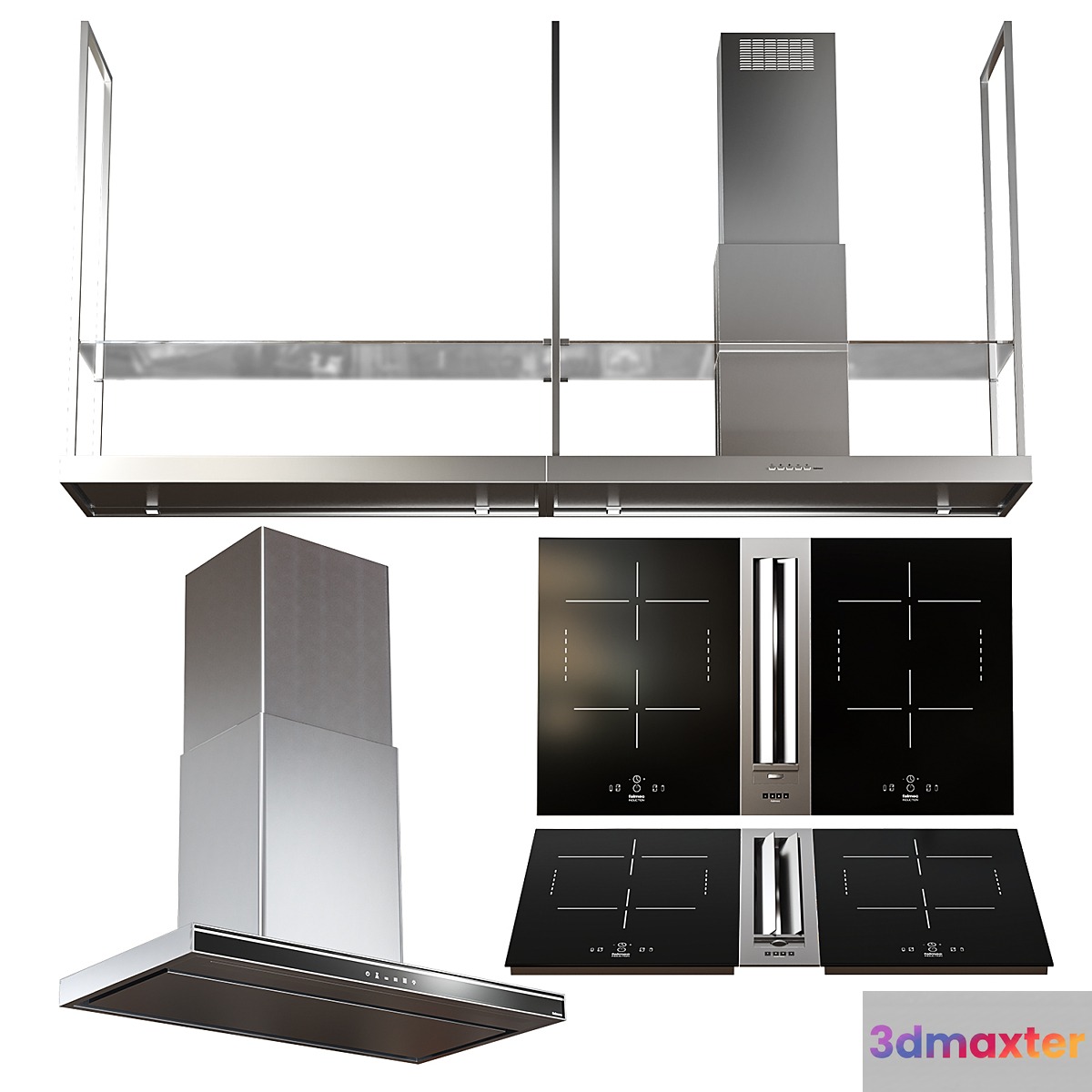 Falmec Appliances Set2 3D Max