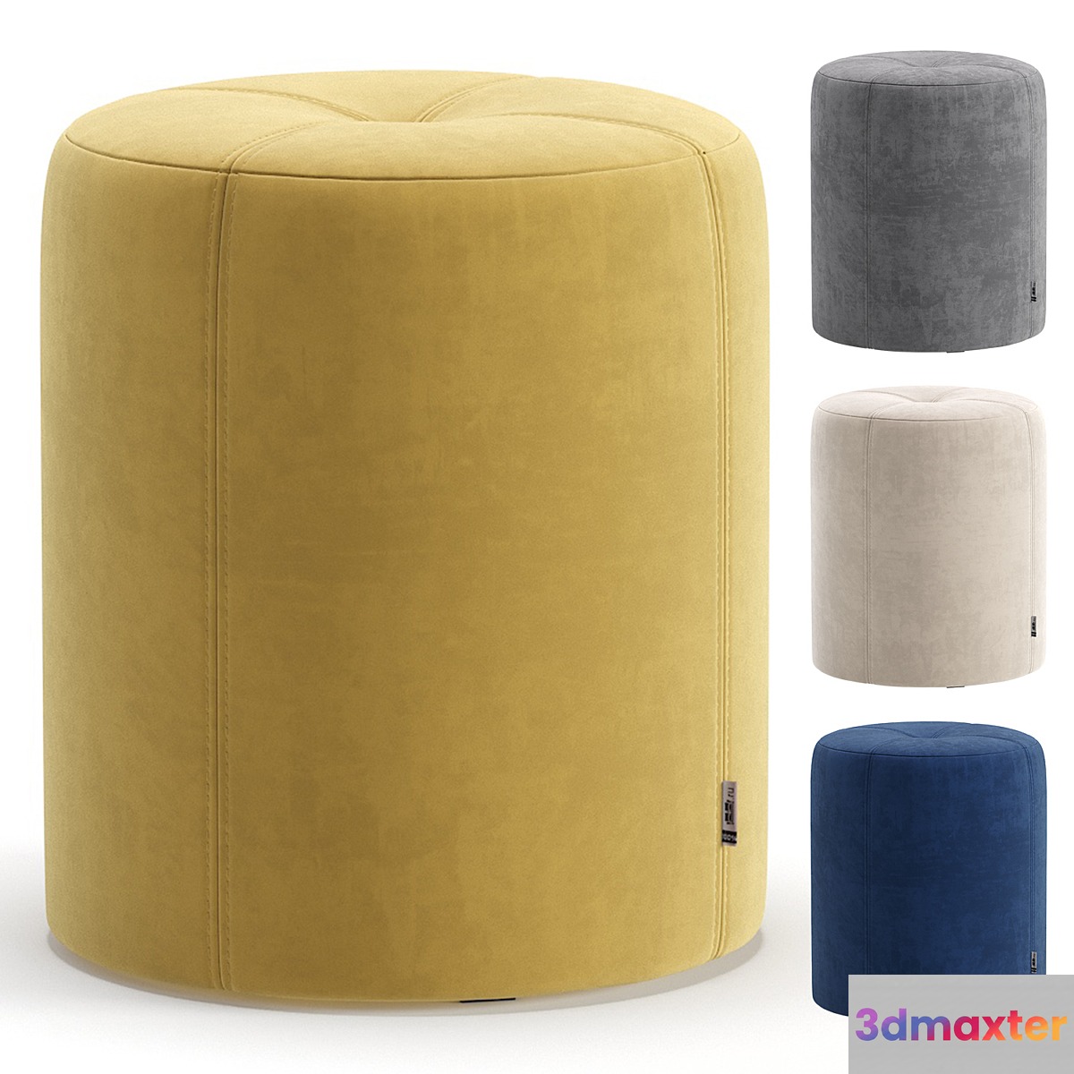 Puff Coffee 4 Colors Version divan.ru_Пуф Кофи Velvet Yellow диван.ру