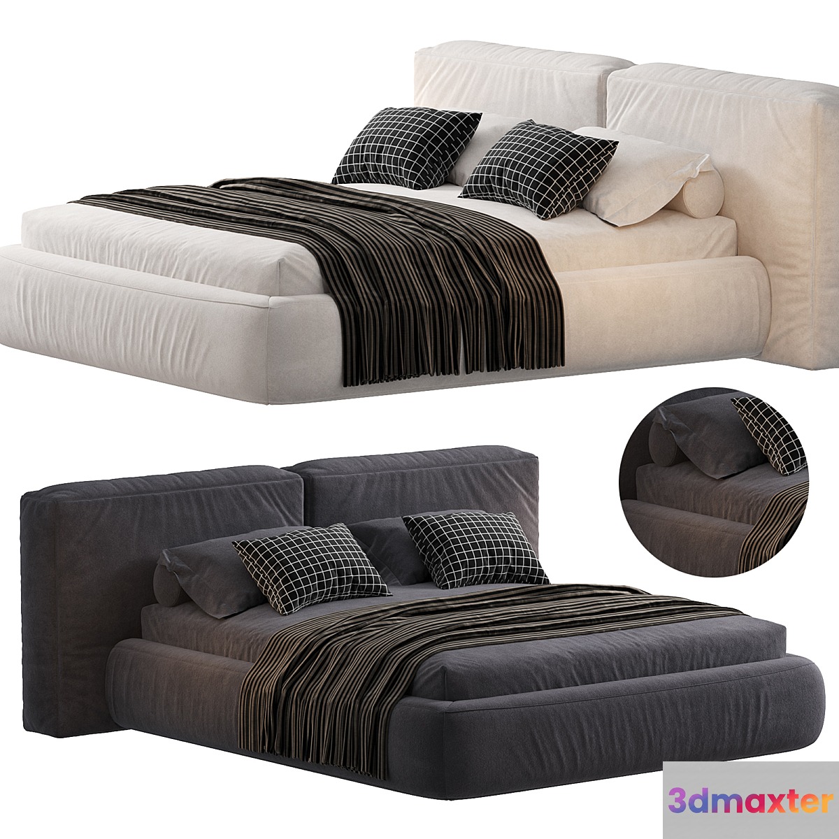 Loft Bed 3D Max