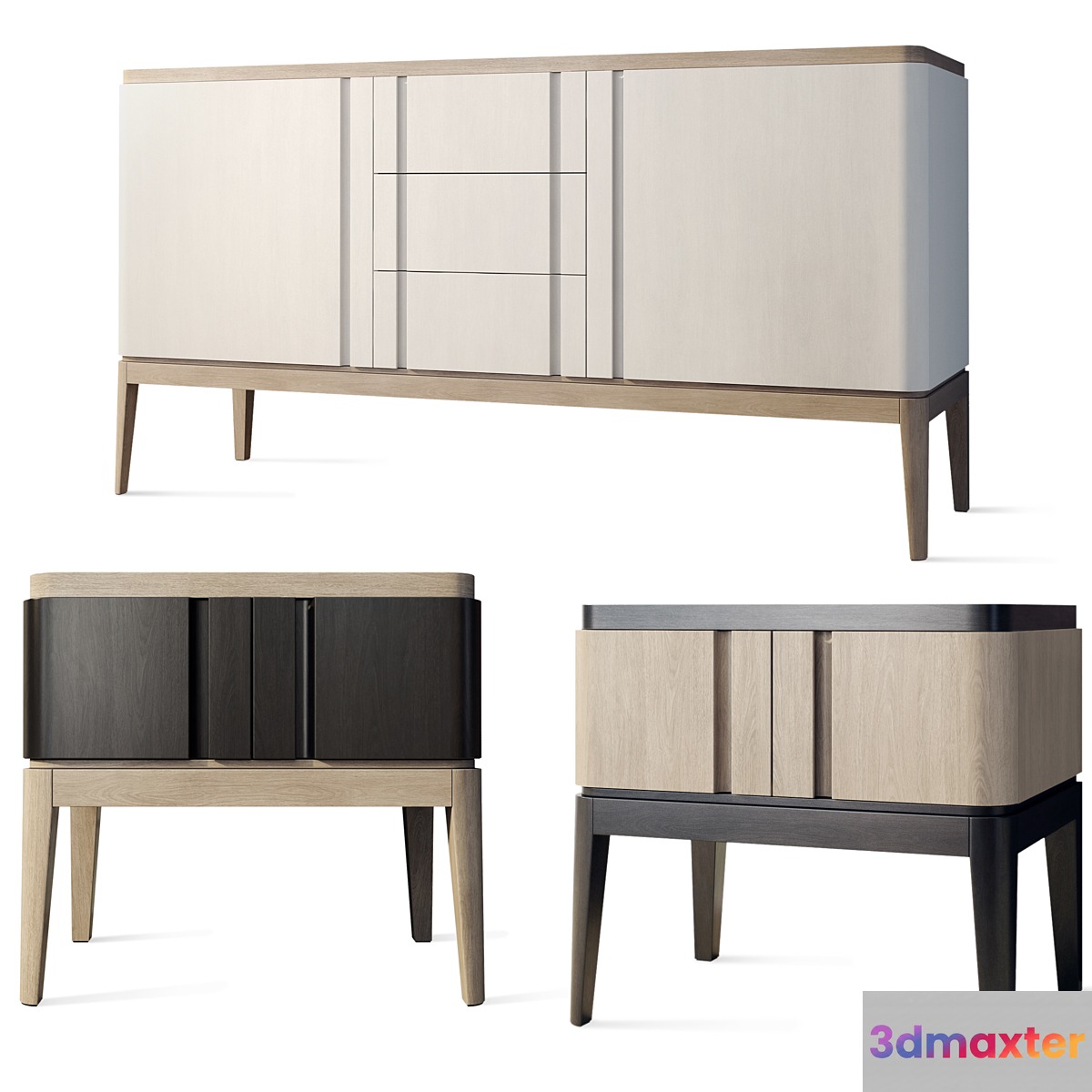 Chest of drawers and bedside table Icons Panormo - No.2