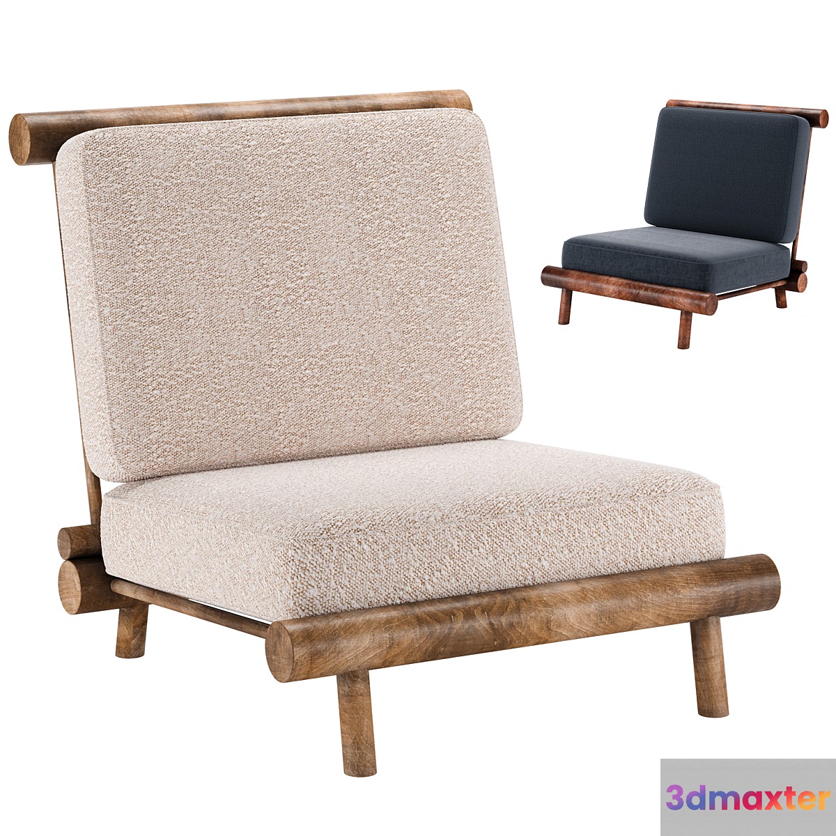Rare Armchair for La Cachatte by Charlotte Perriand