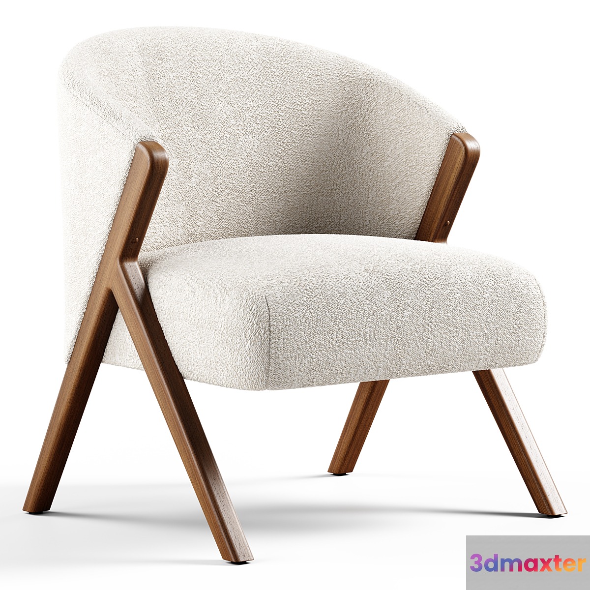 Zara Home - The armchair upholstered in boucle fabric - No.3