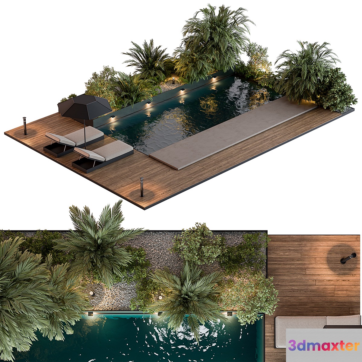 Landscape Furniture with Pool 69 - No.2