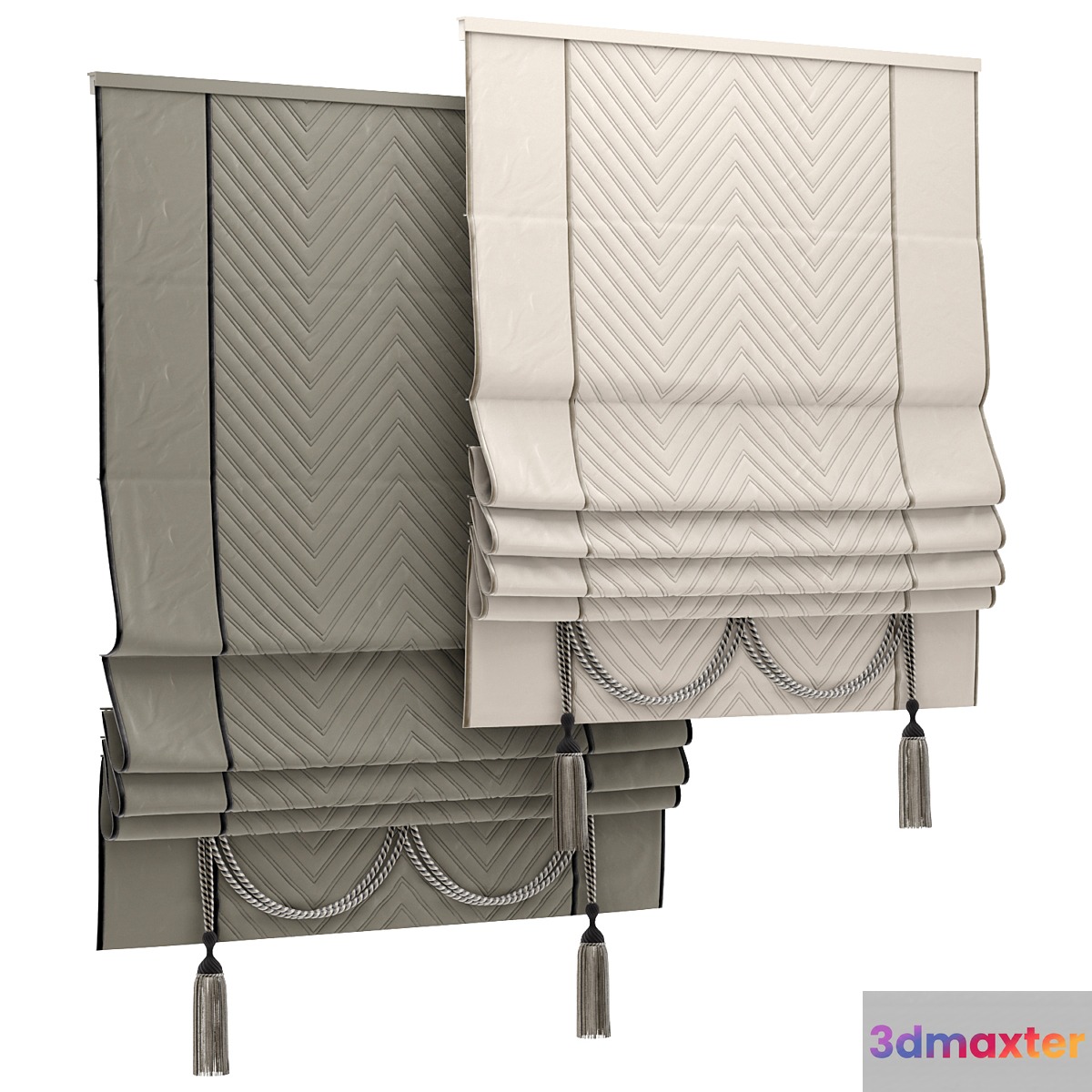 Roman shade 112 3D Max
