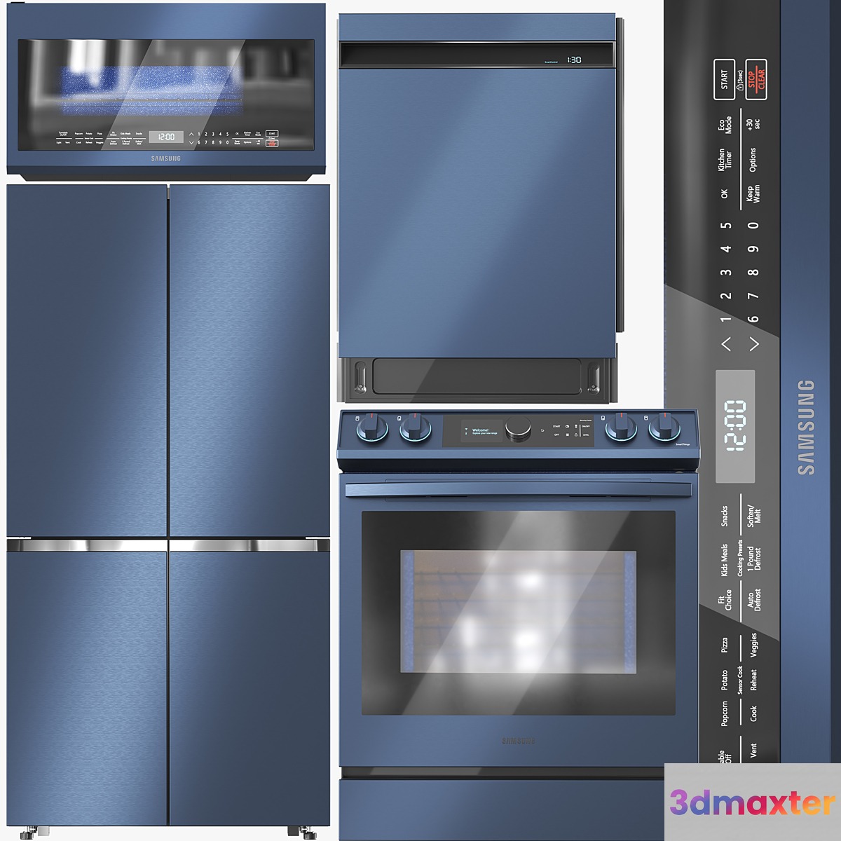 Samsung Appliance Collection 03 3D Max