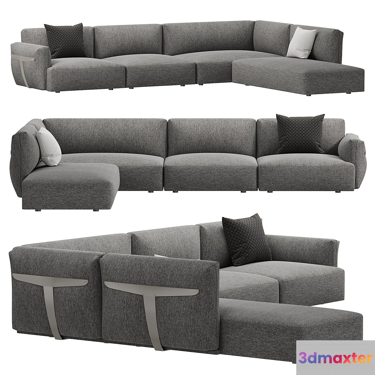 Herman Sofa by Natuzzi 3D Max