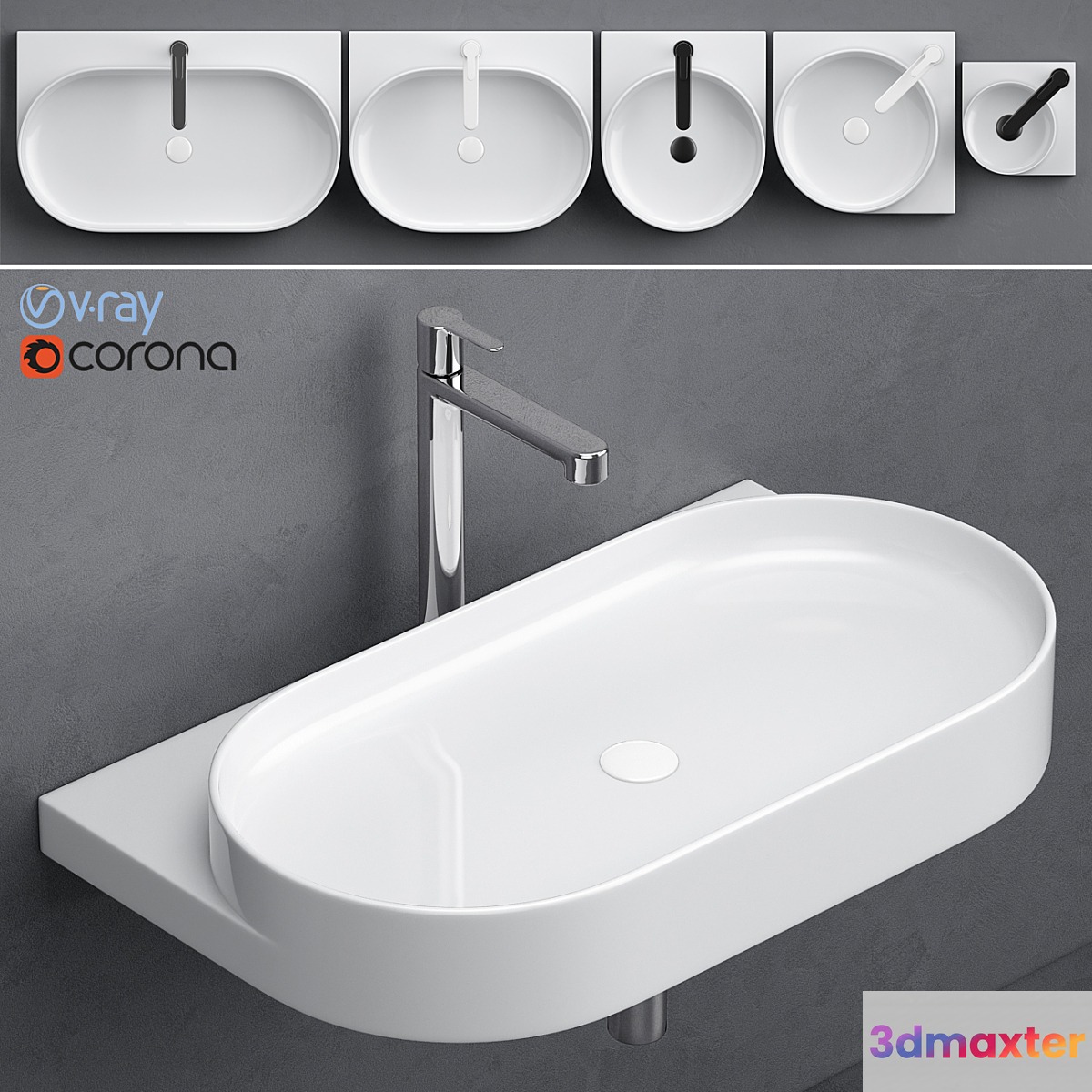Washbasins RAVAK Yard - No.2