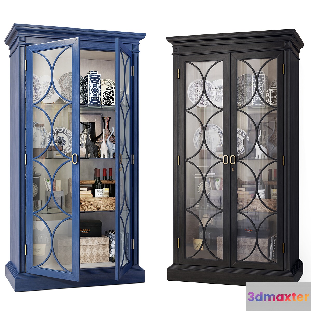 Wardrobe _ showcase Kensington Formal Black Jonathan Charlies 3D Max