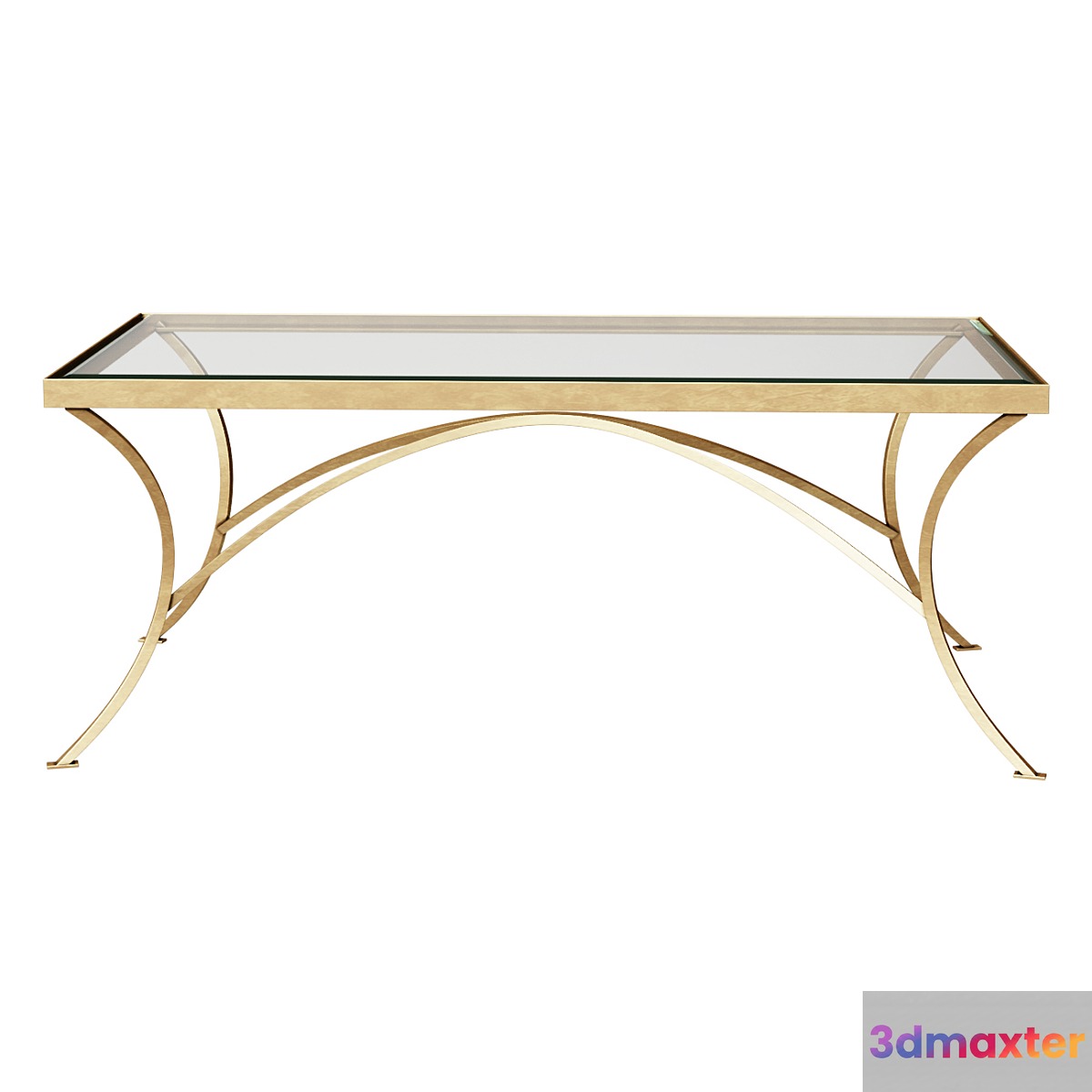 Coffee table Alayna Gold Coffee Table coffee table 3D Max