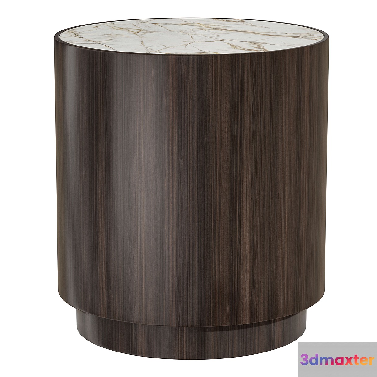 GOLD WOOD SIDE TABLE by laskasas 3D Max