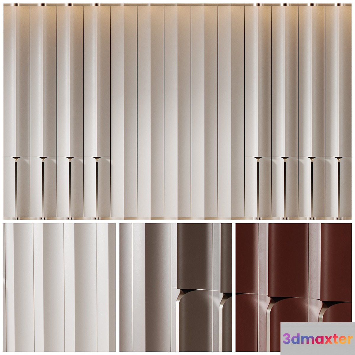 Decorative wall panels #1 3D Max
