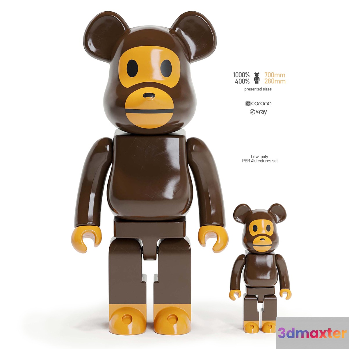 Bearbrick _ Bape Milo