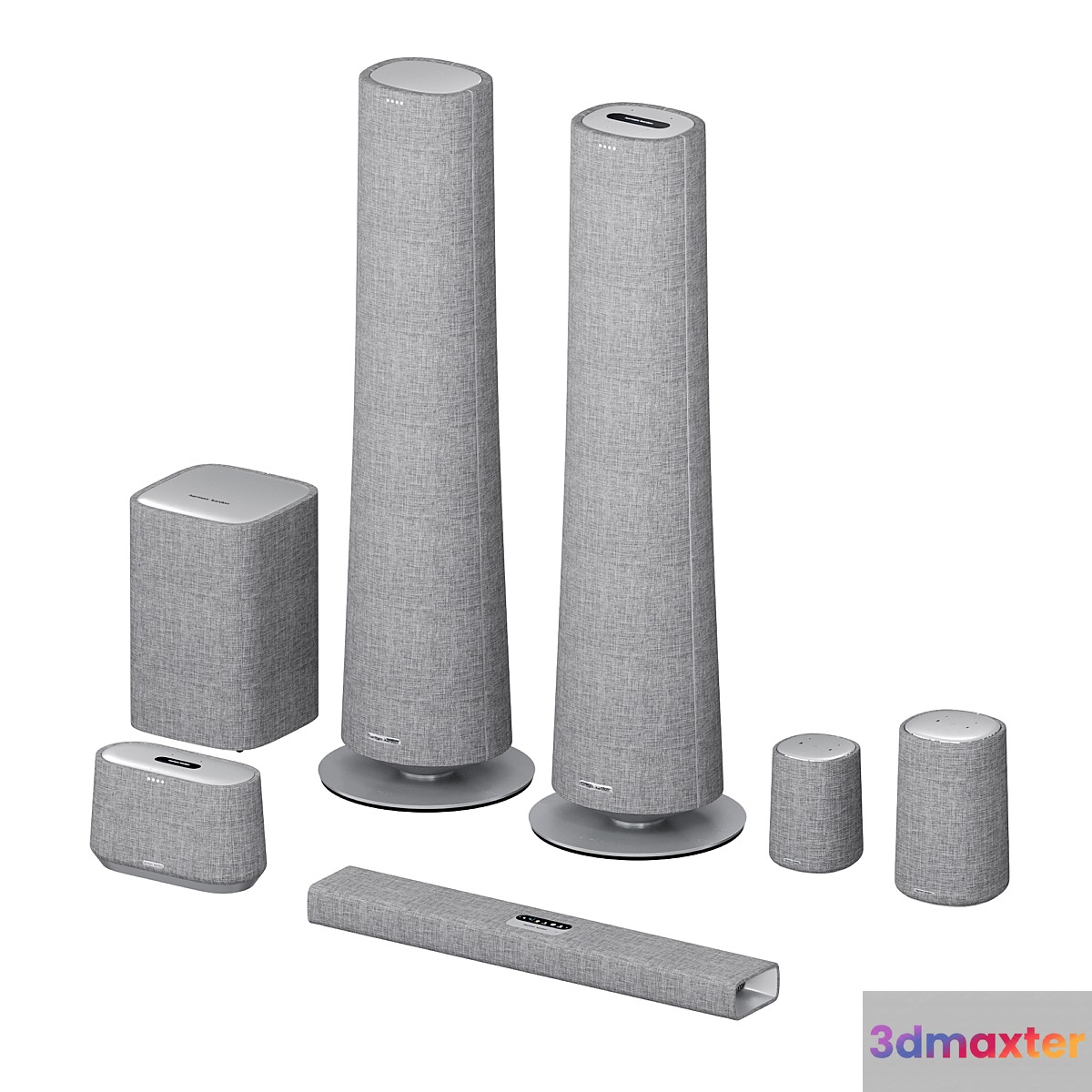 Harman-kardon Citation speaker set 3D Max