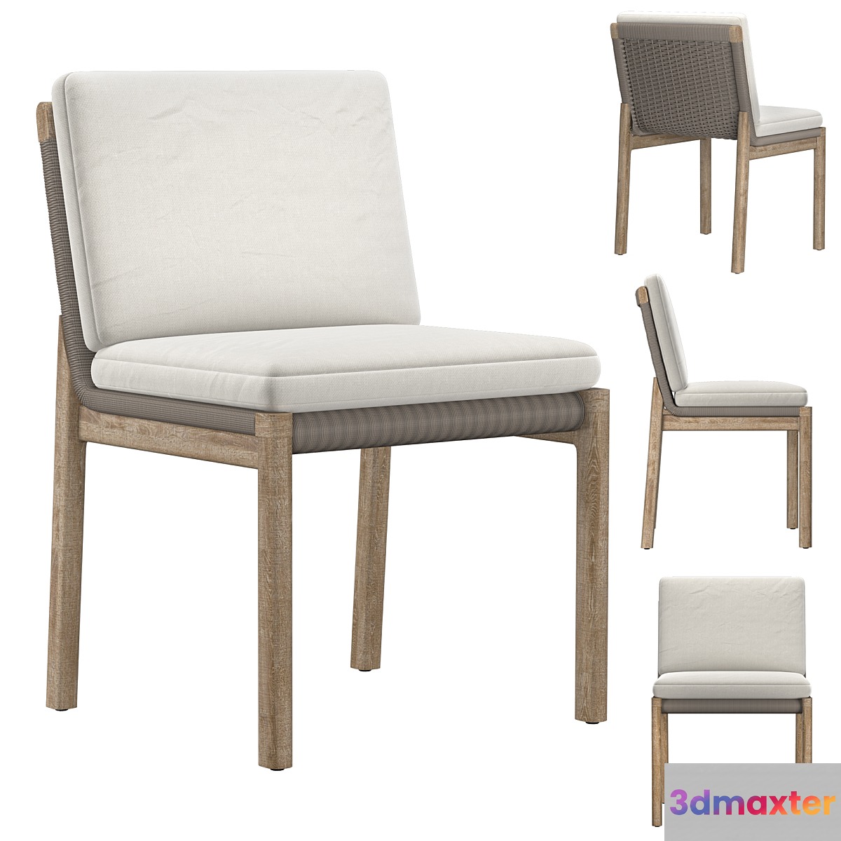 MESA TEAK DINING SIDE CHAIR - No.2