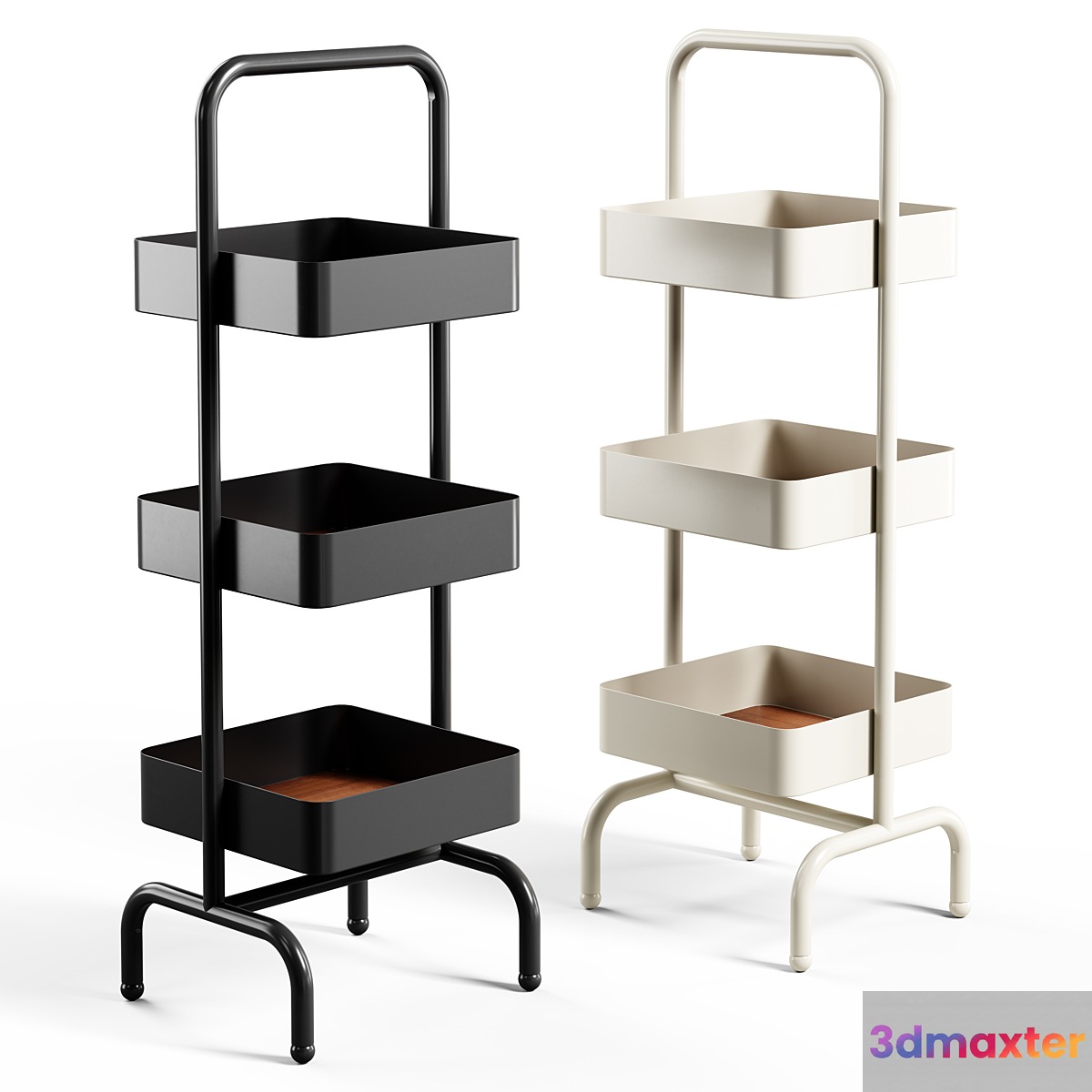 Zara Home - The metal and wood shelf 3D Max