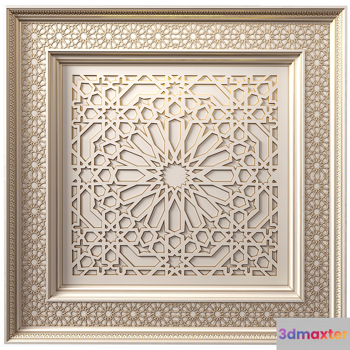 Ceiling in oriental style .Arabic Classic  Ceiling .Oriental Ceiling Classic - No.2